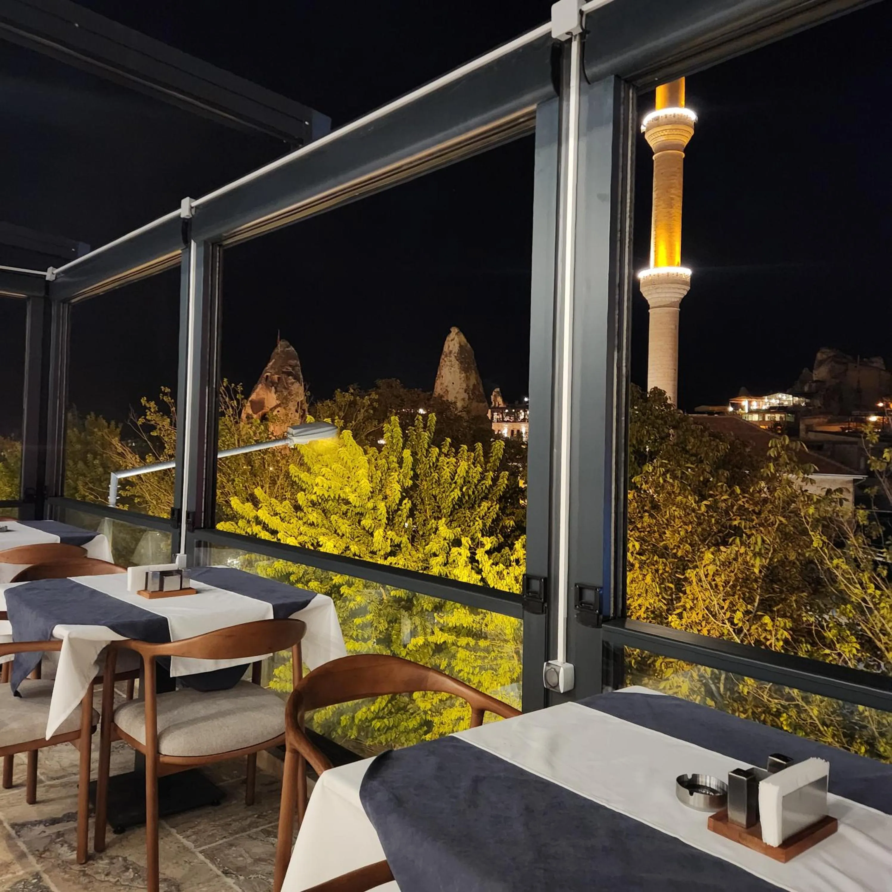 Patio in Noah's Ark Cave Hotel