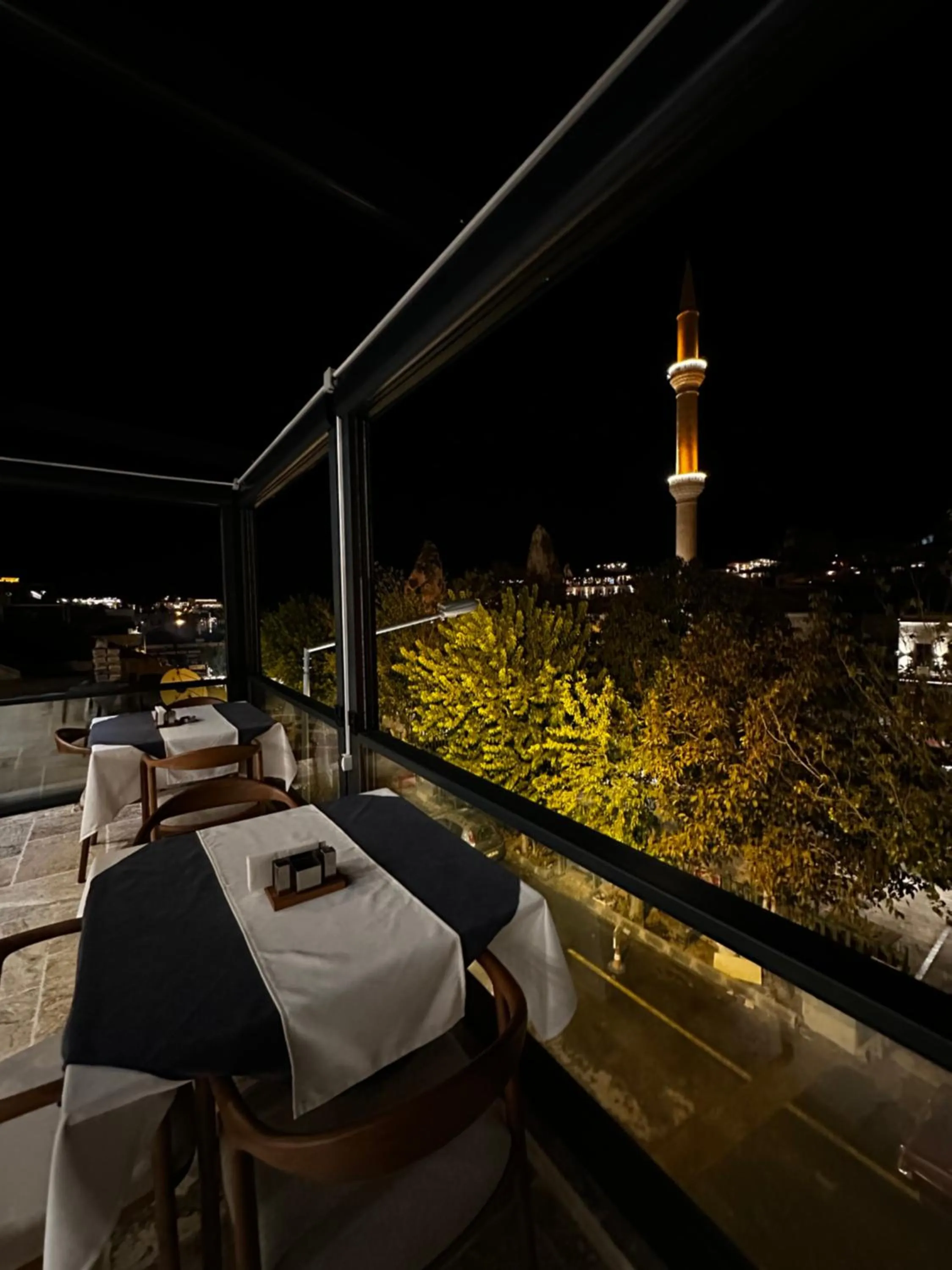 Patio in Noah's Ark Cave Hotel
