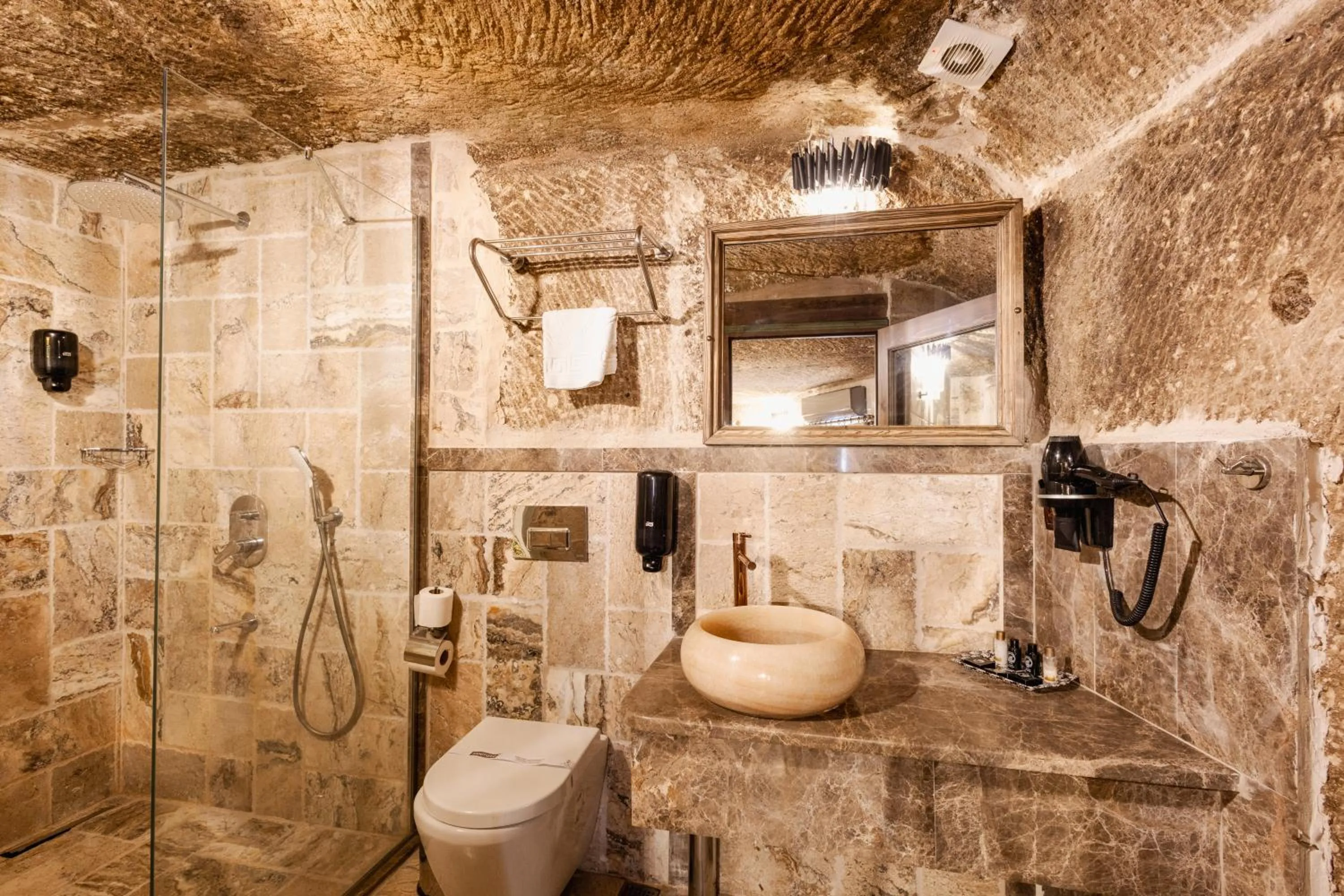 Toilet in Noah's Ark Cave Hotel