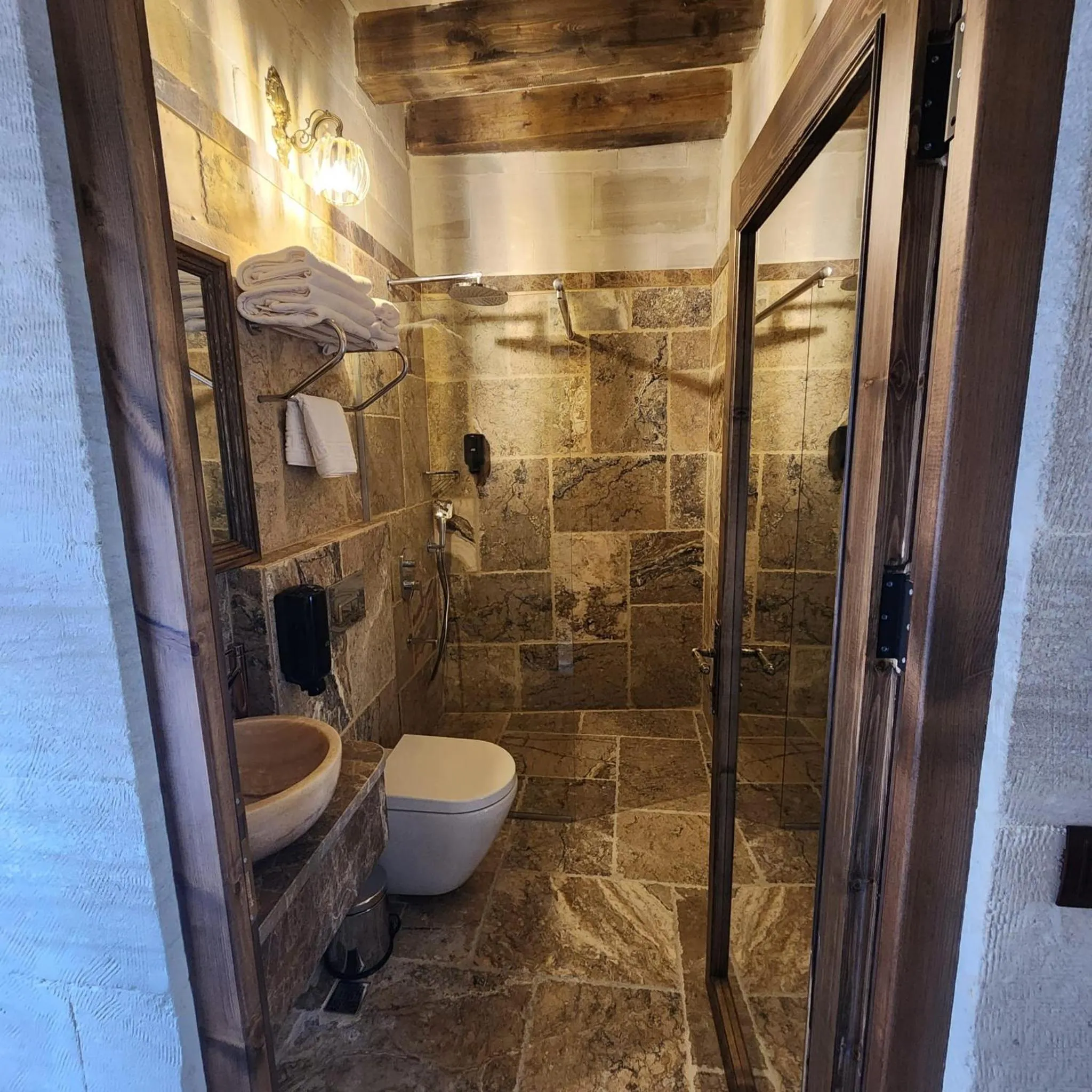 Toilet in Noah's Ark Cave Hotel