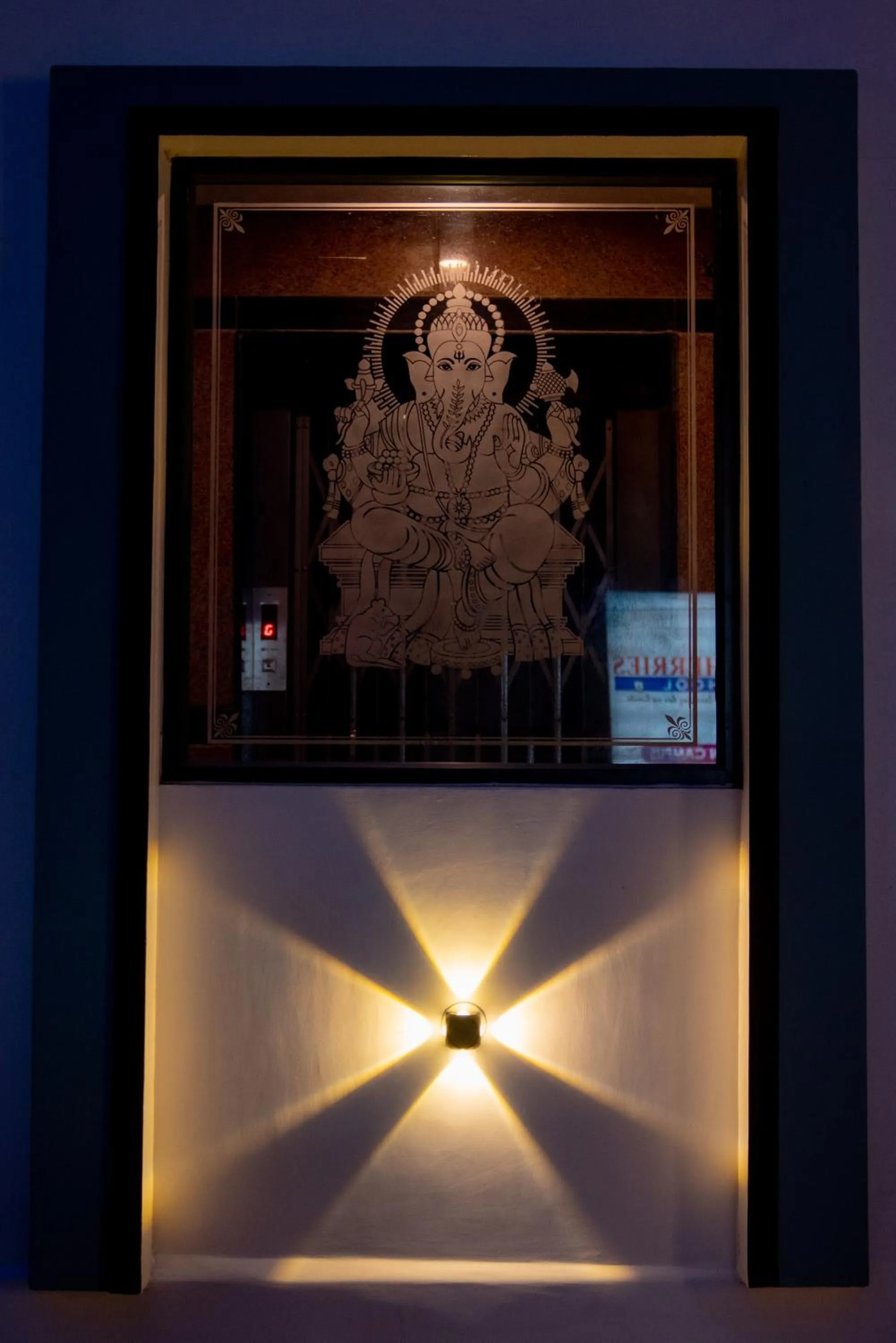 Decorative detail in Hotel Sitar Grand