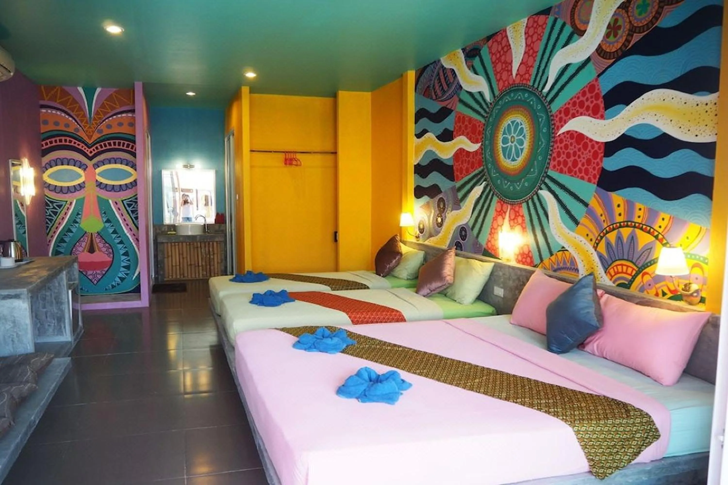 Bed in Chaba Bungalows