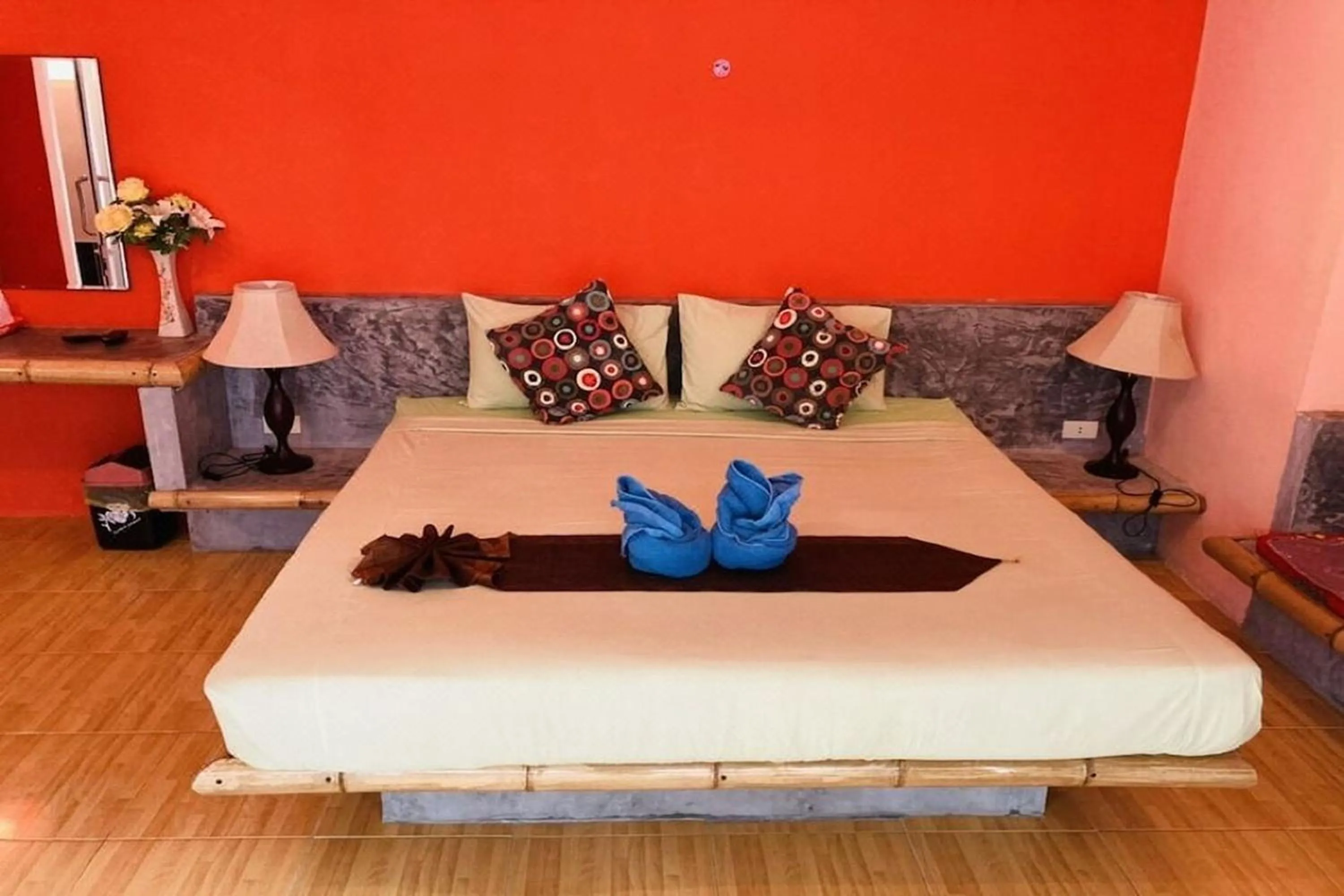 Bed in Chaba Bungalows