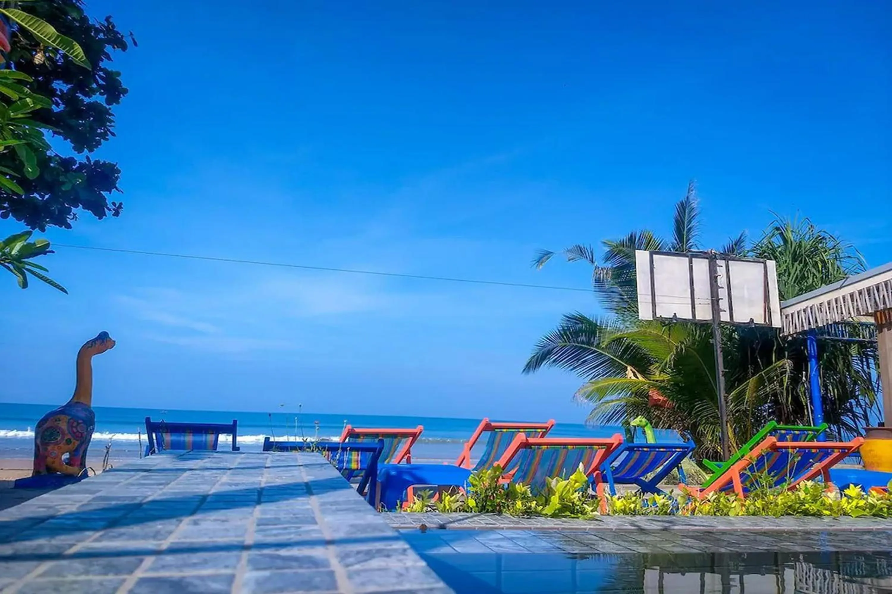 Sea view in Chaba Bungalows