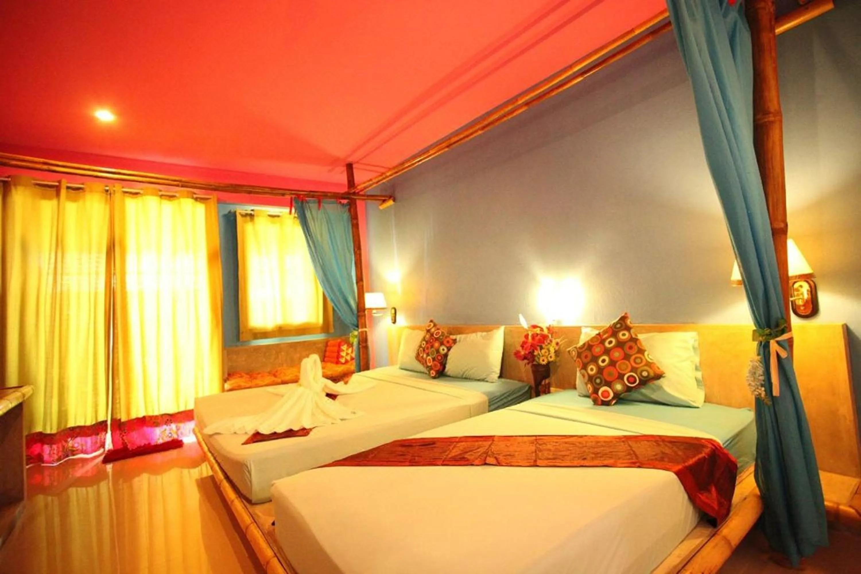 Bed in Chaba Bungalows