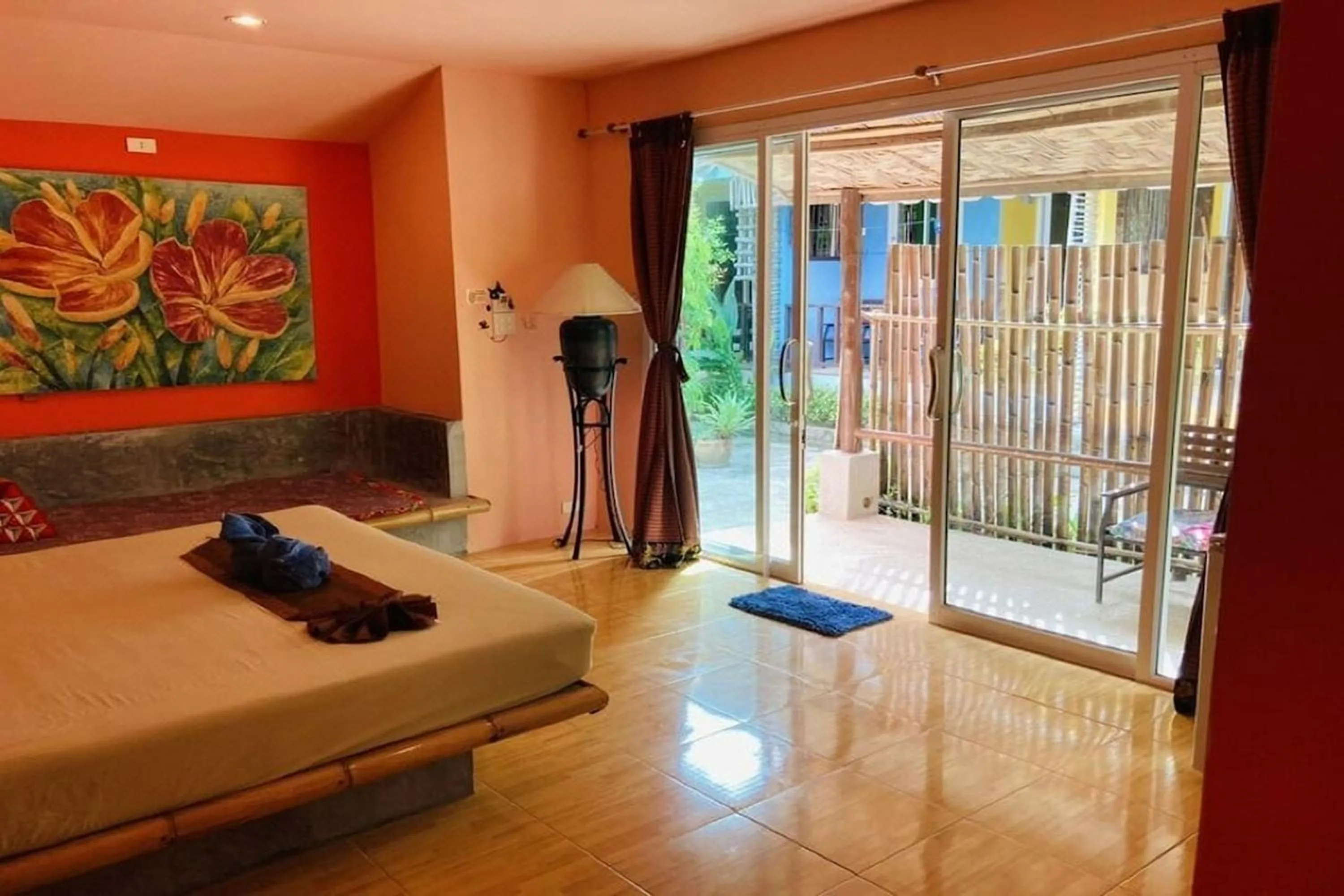 Bed in Chaba Bungalows