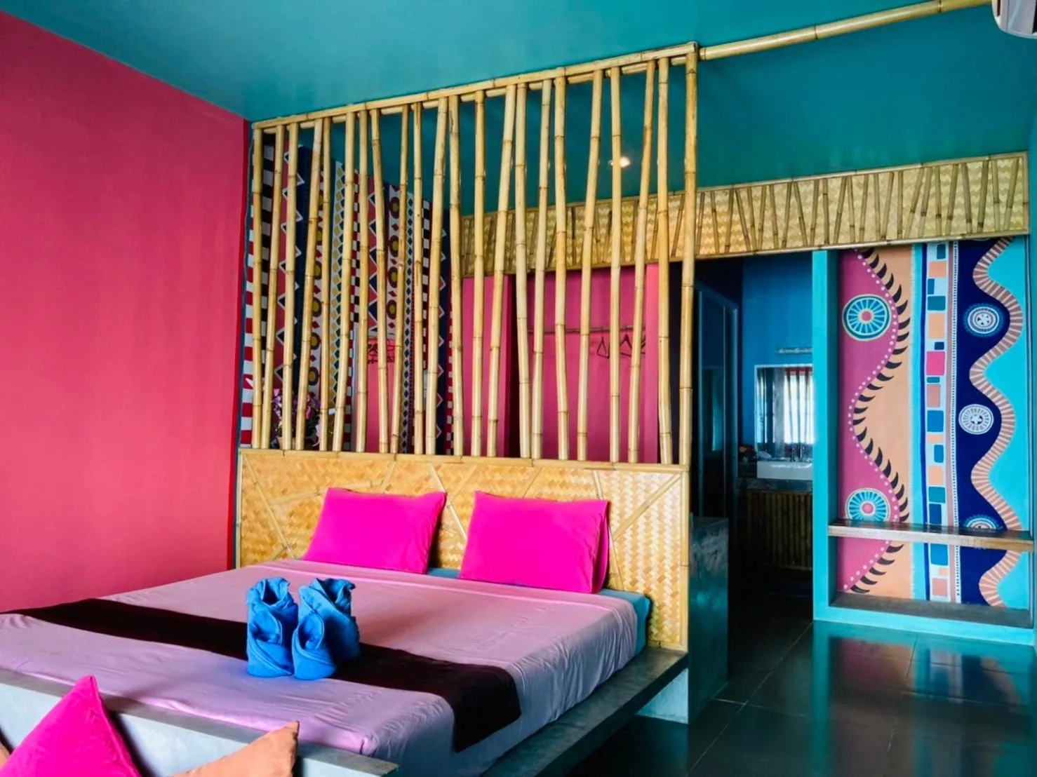 Bed in Chaba Bungalows