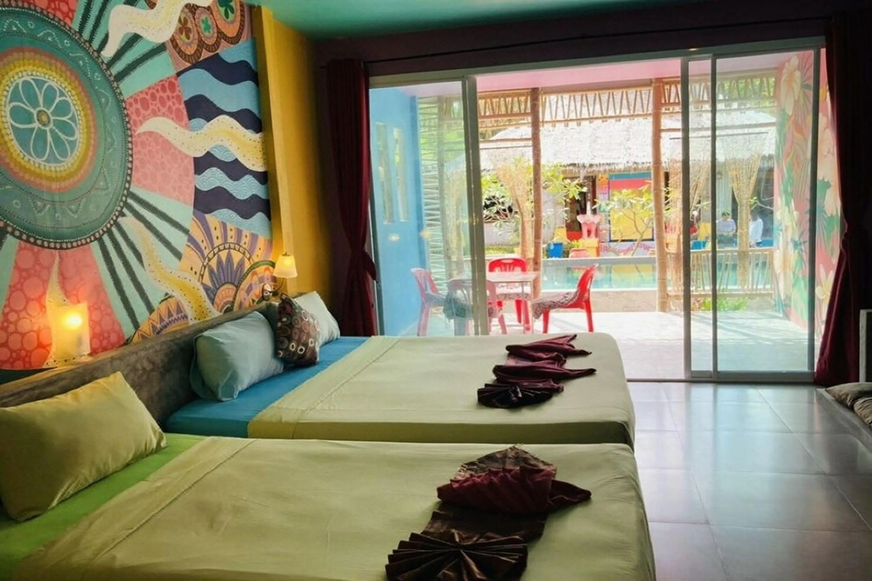 Bed in Chaba Bungalows