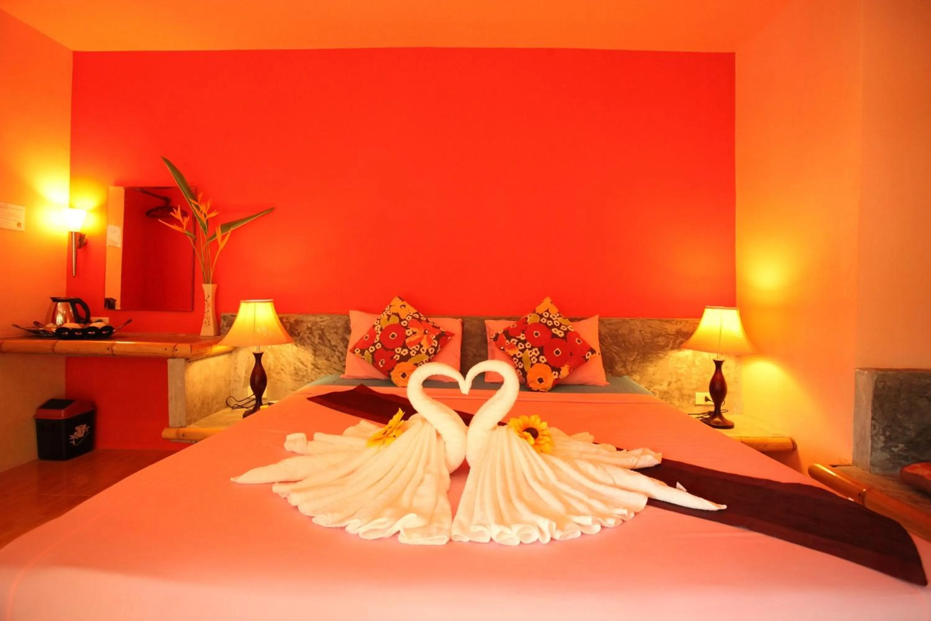 Bed in Chaba Bungalows