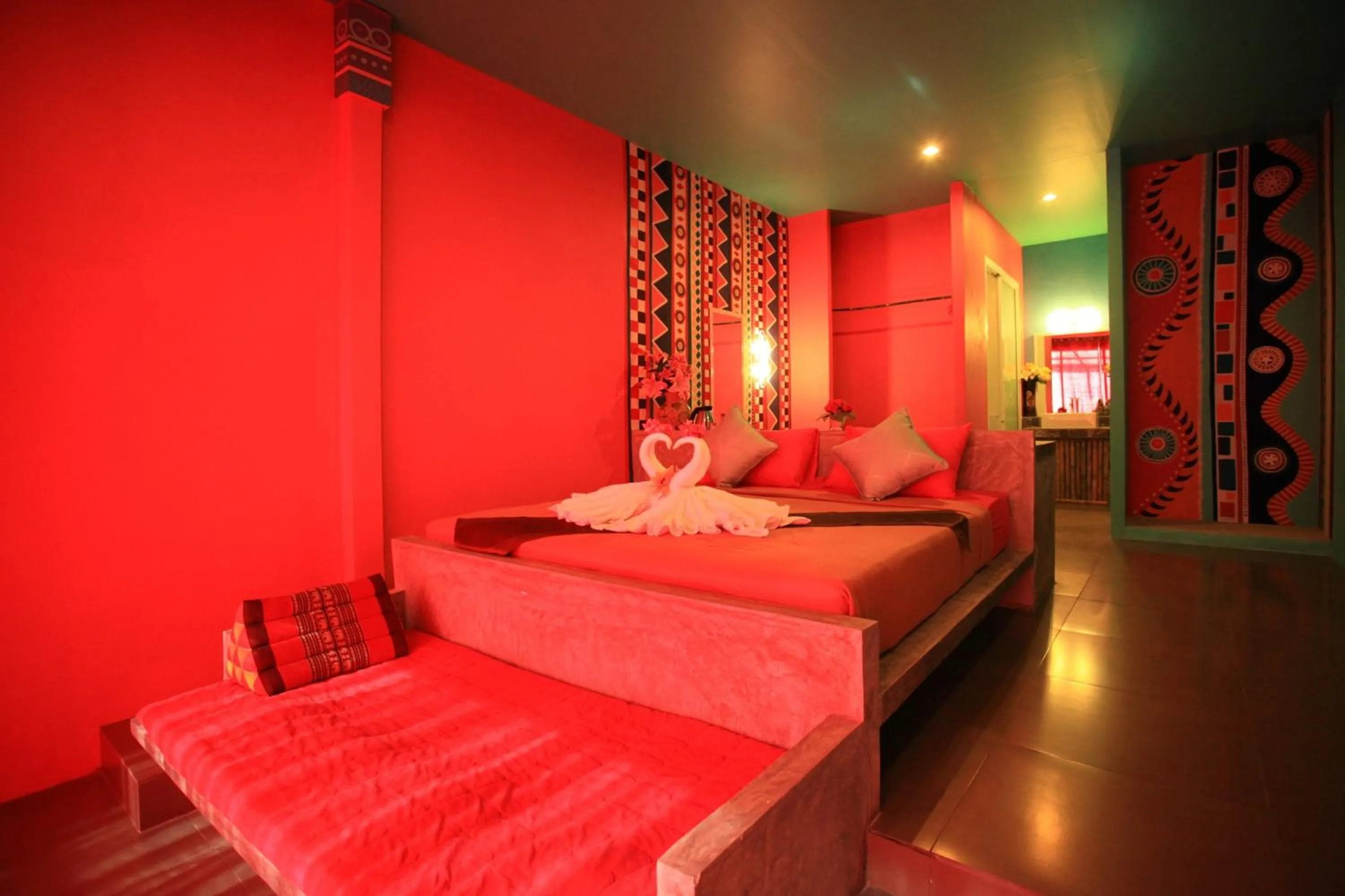 Bed in Chaba Bungalows