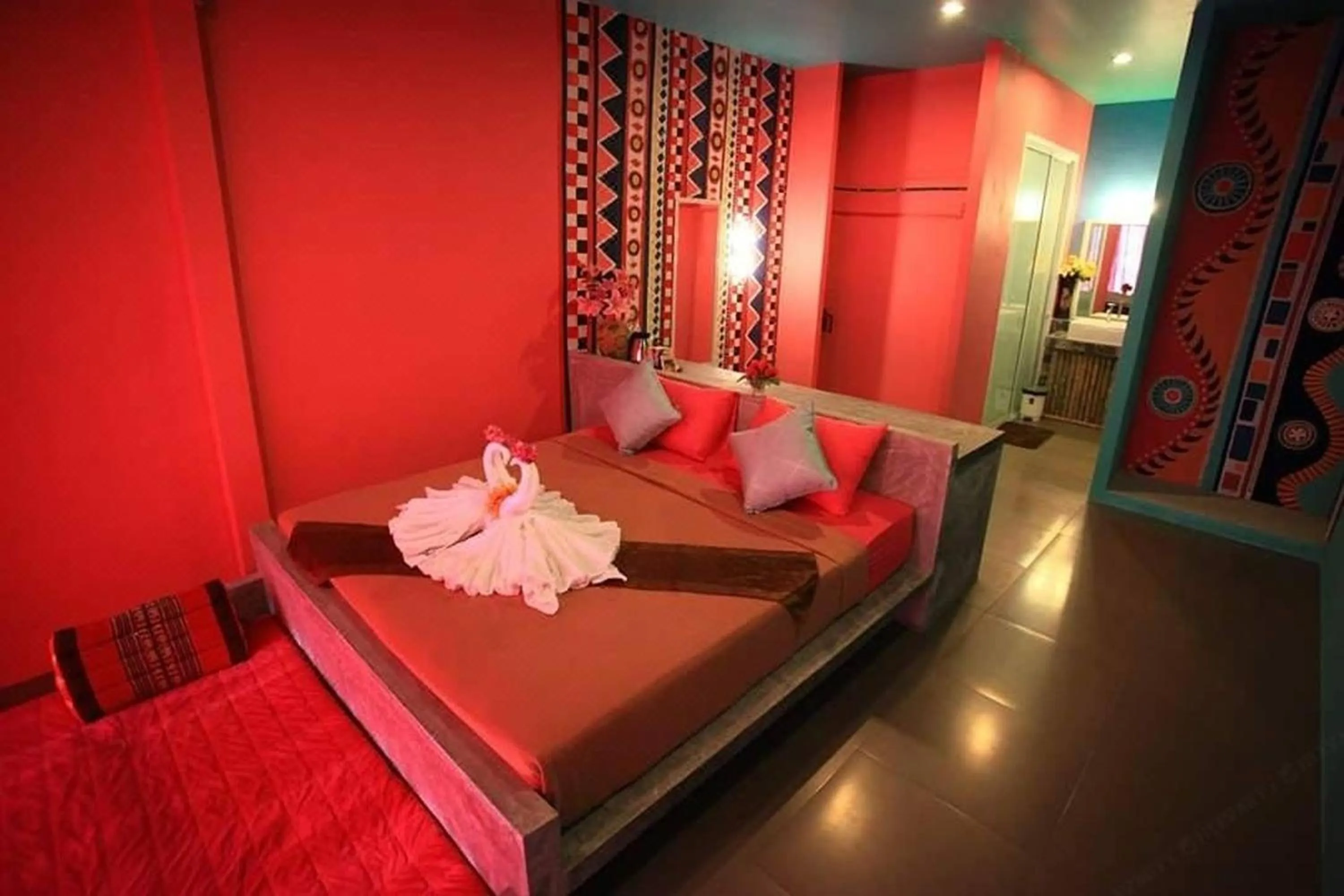 Bed in Chaba Bungalows