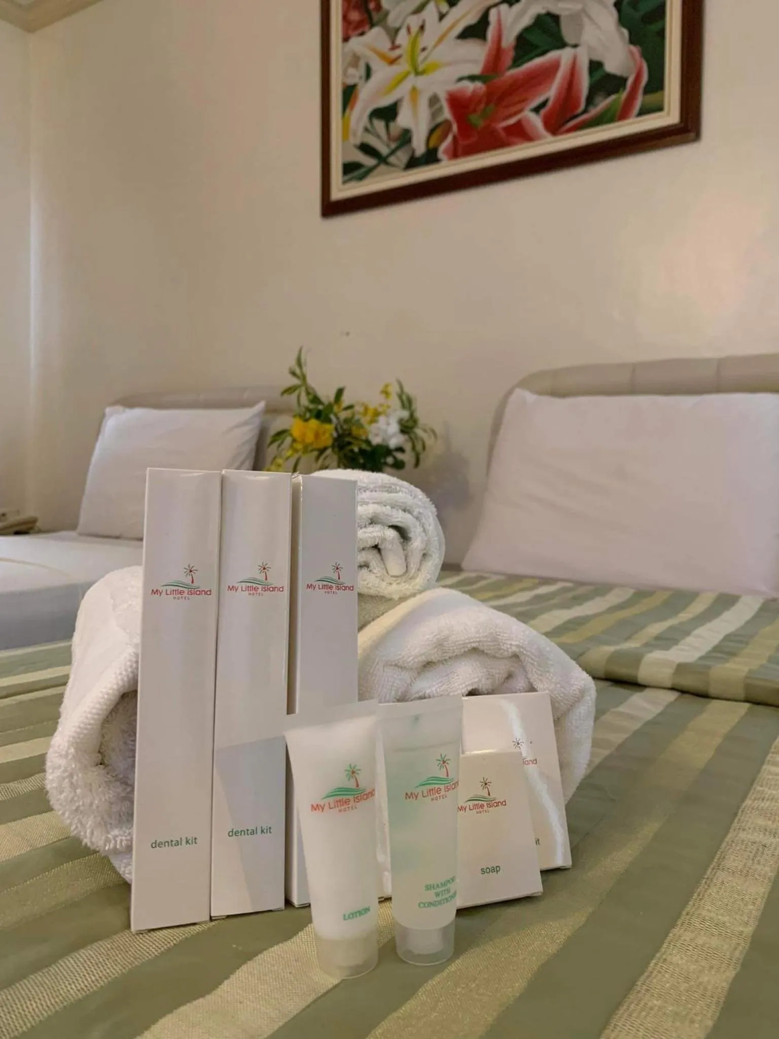 Bed in My Little Island Hotel