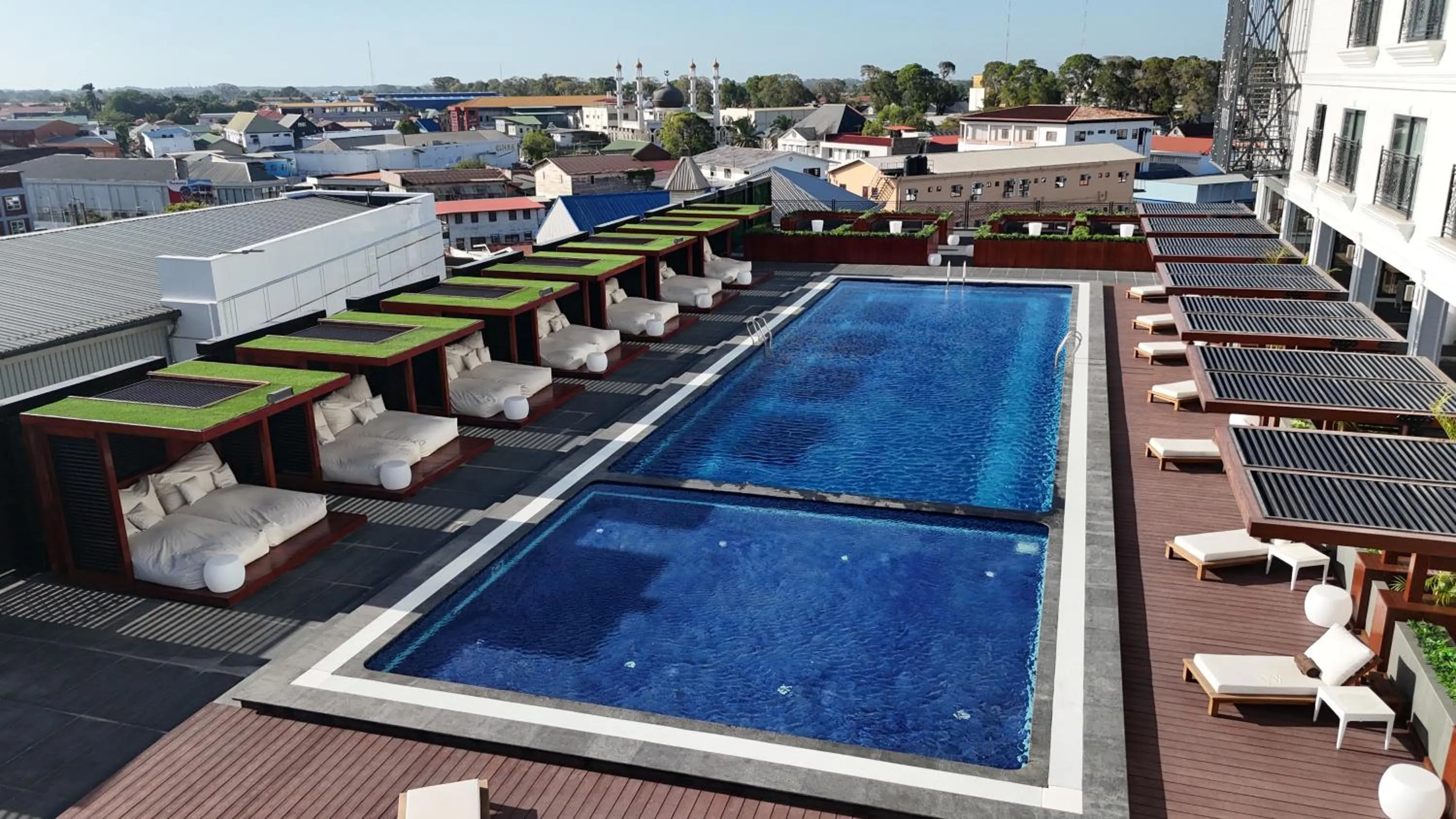 Swimming pool in Yogh Hospitality