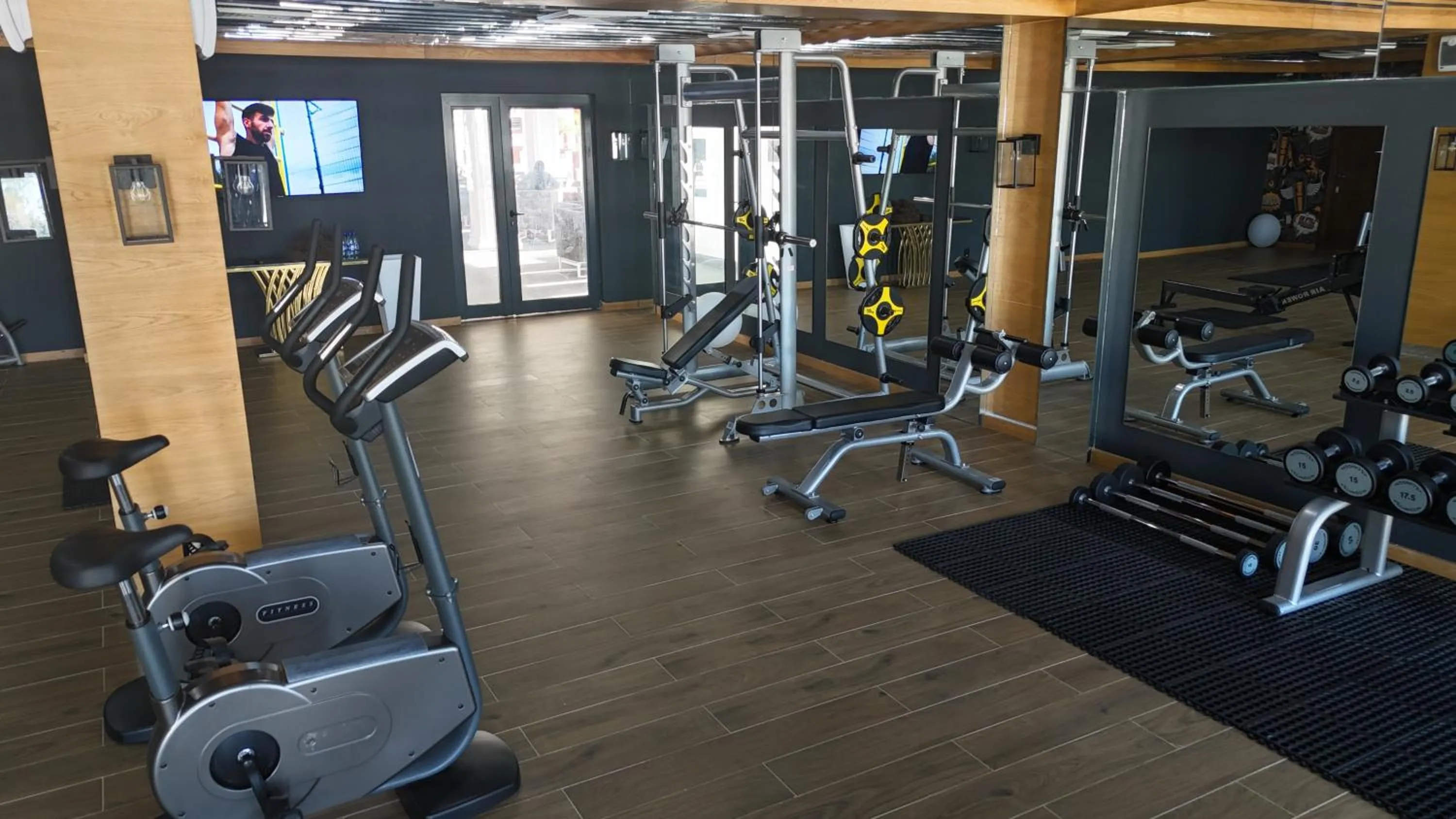 Fitness centre/facilities in Yogh Hospitality