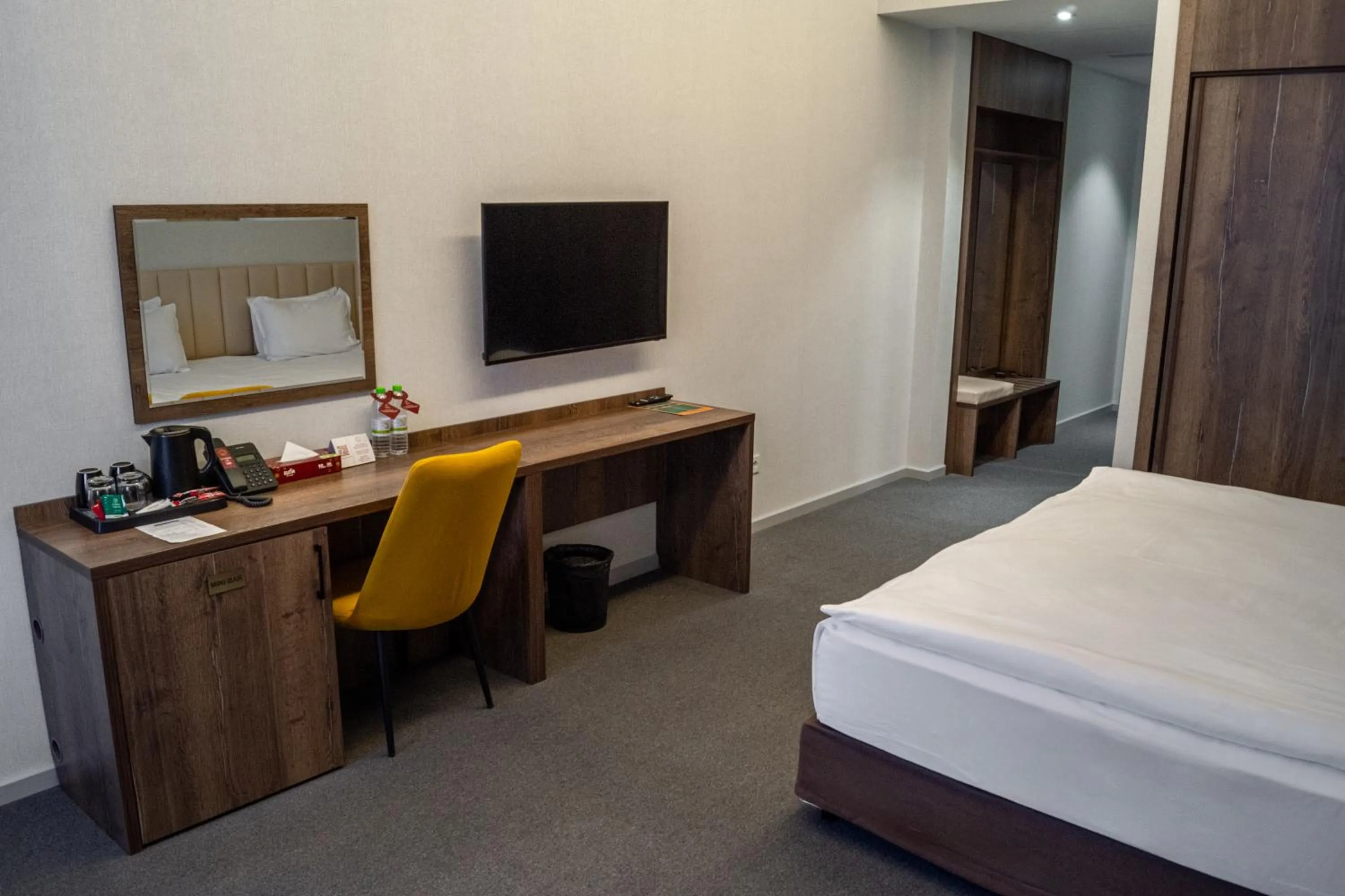 Bed in Grand Plaza Hotel Samarkand