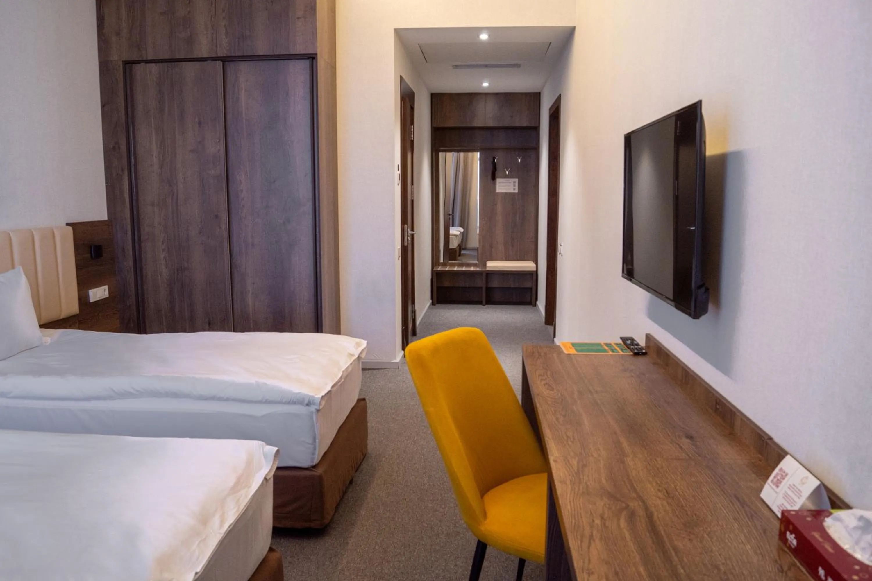 Bed in Grand Plaza Hotel Samarkand