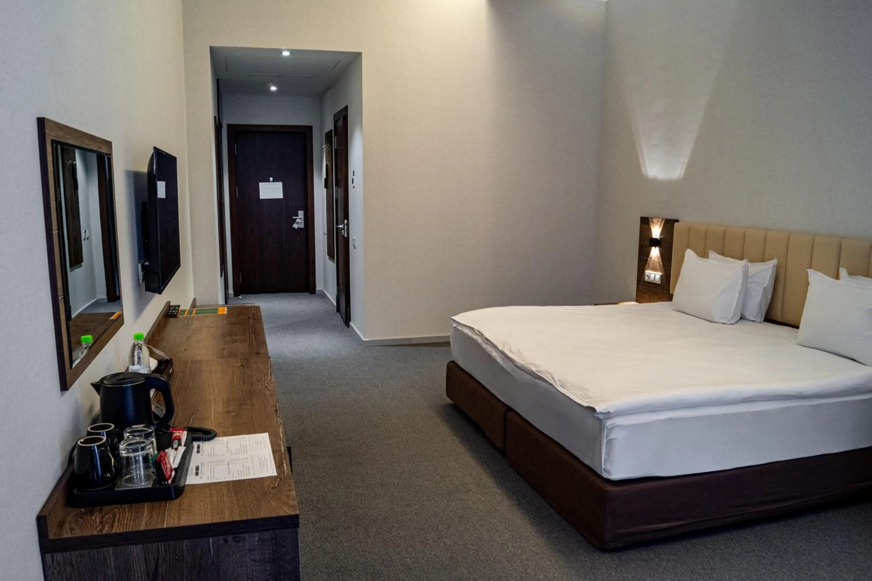 Bed in Grand Plaza Hotel Samarkand