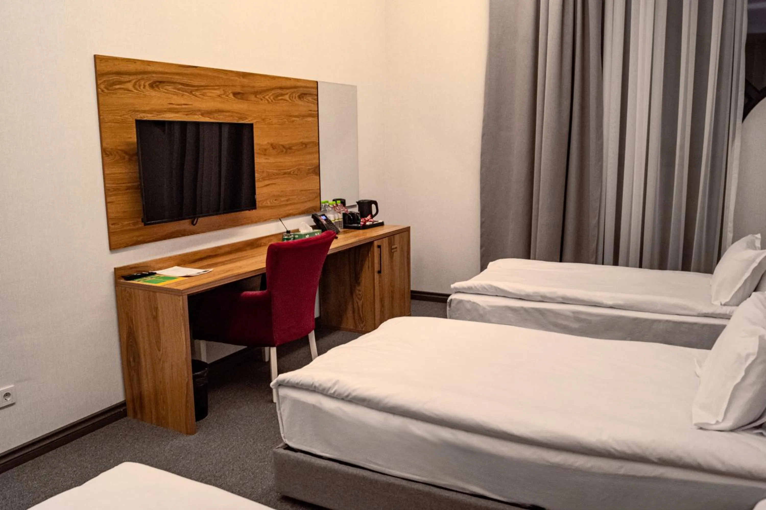 Bed in Grand Plaza Hotel Samarkand