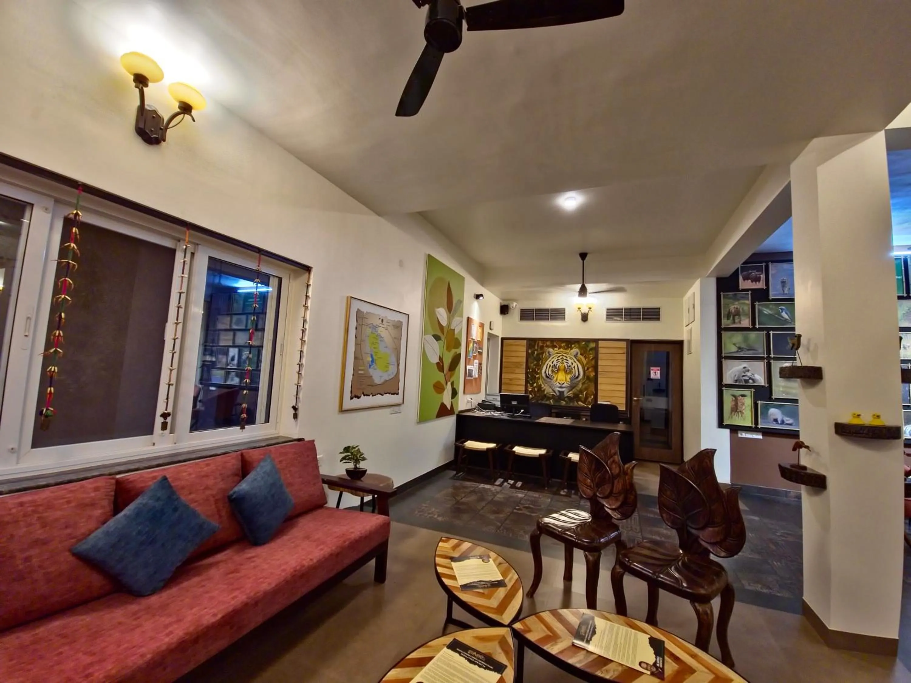 Lobby or reception in Tathastu Tadoba