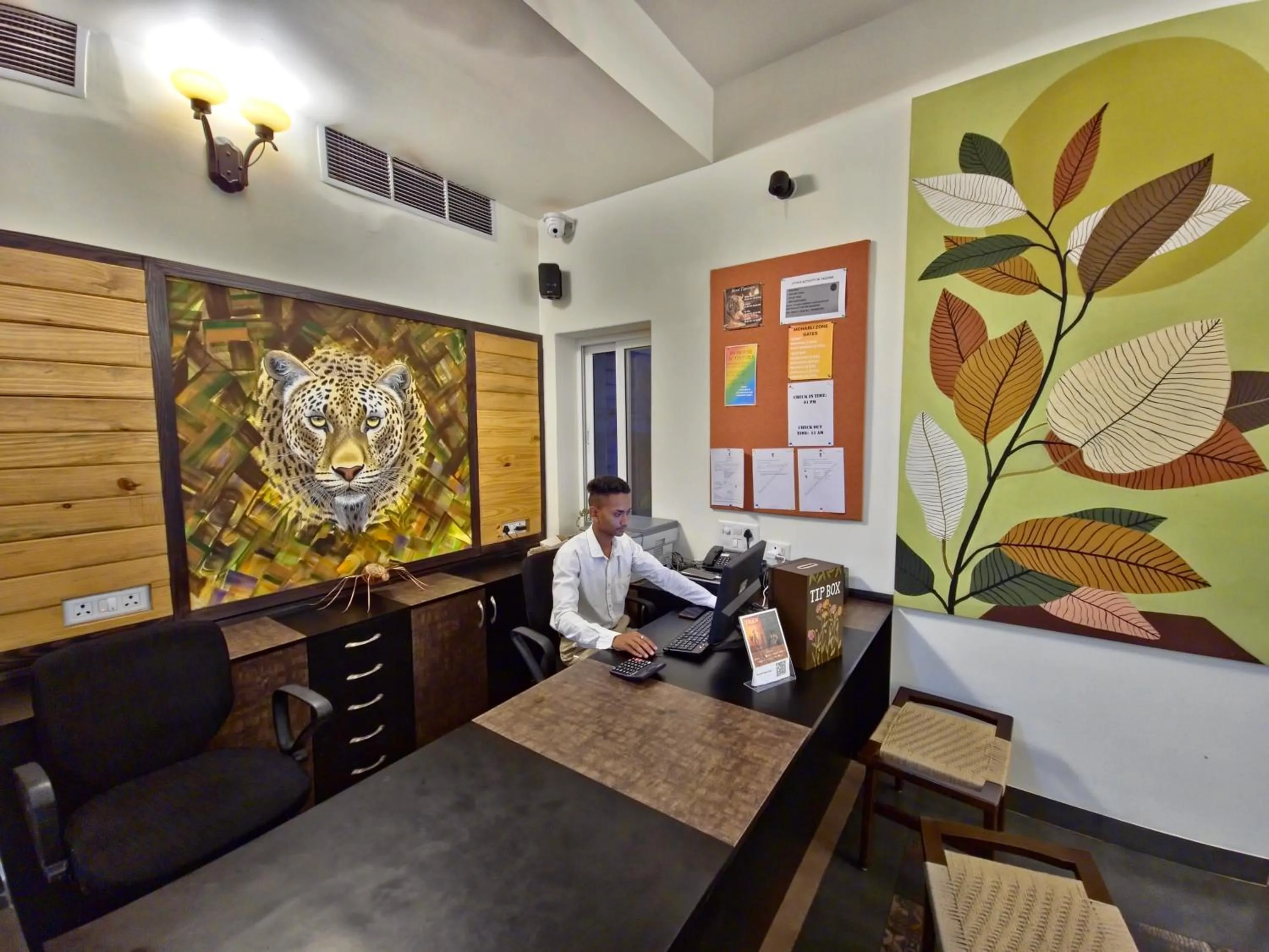 Lobby or reception in Tathastu Tadoba