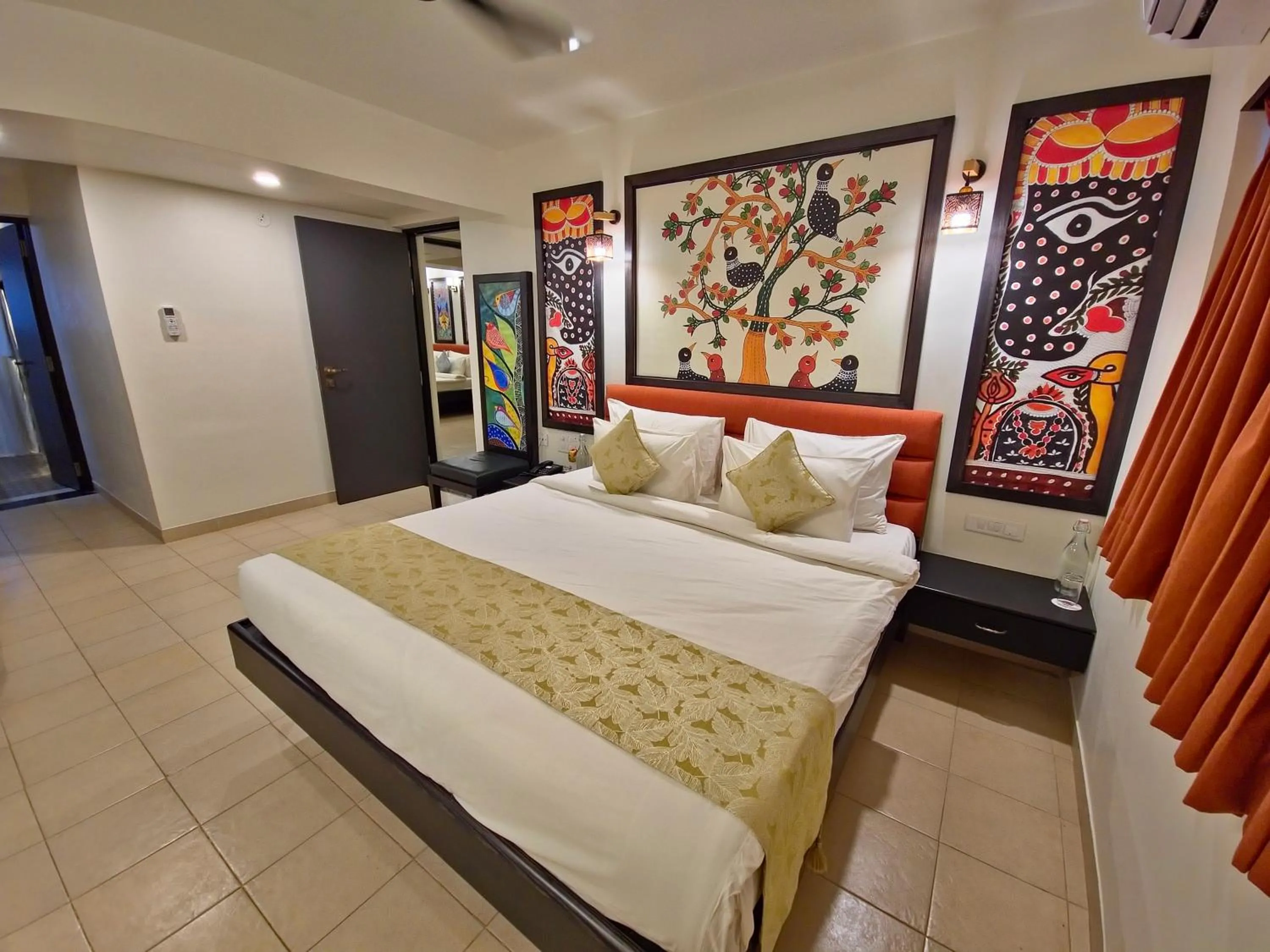 Bedroom, Bed in Tathastu Tadoba