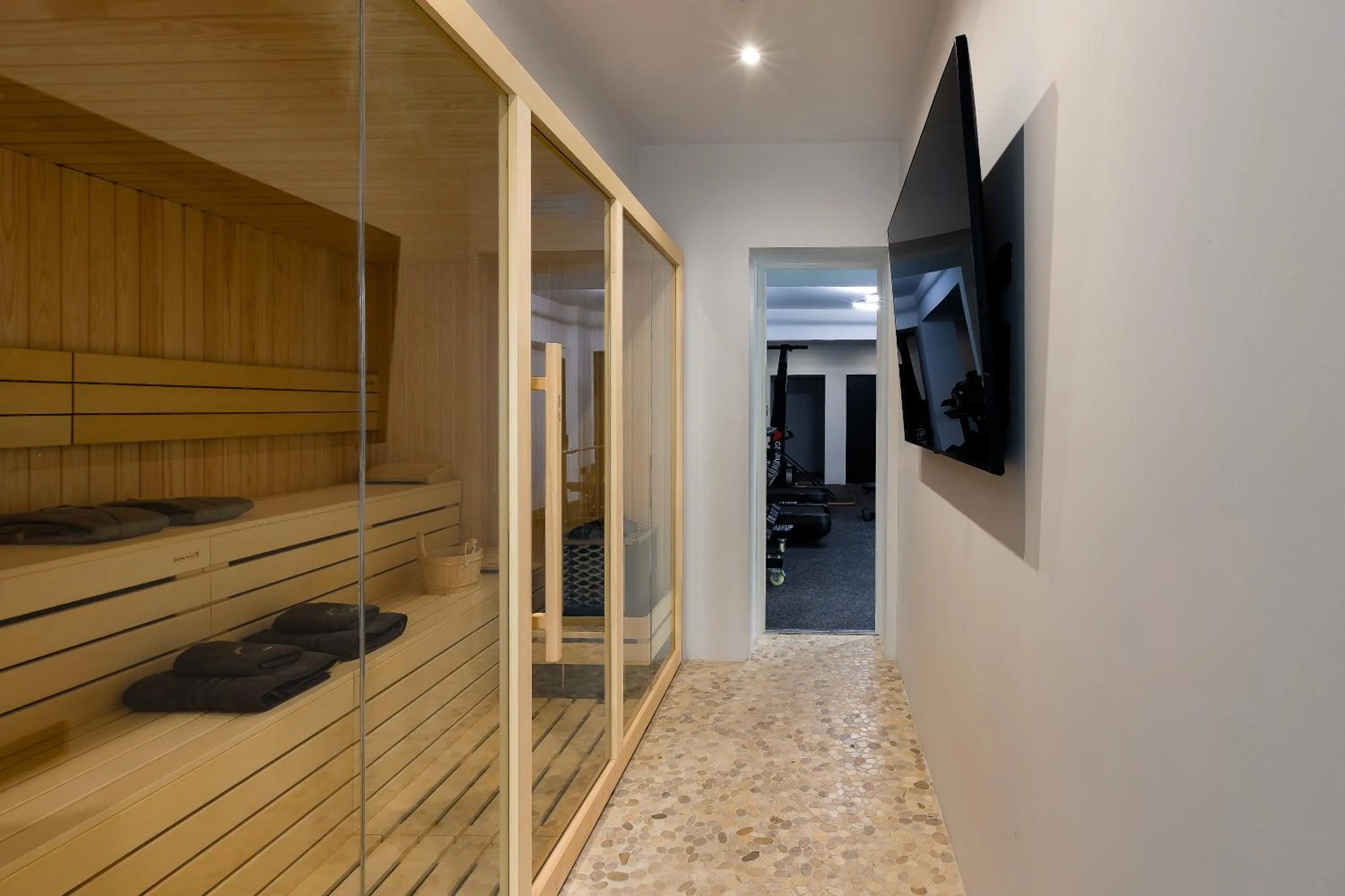 Sauna in Santo Mangata Boutique Hotel and Spa