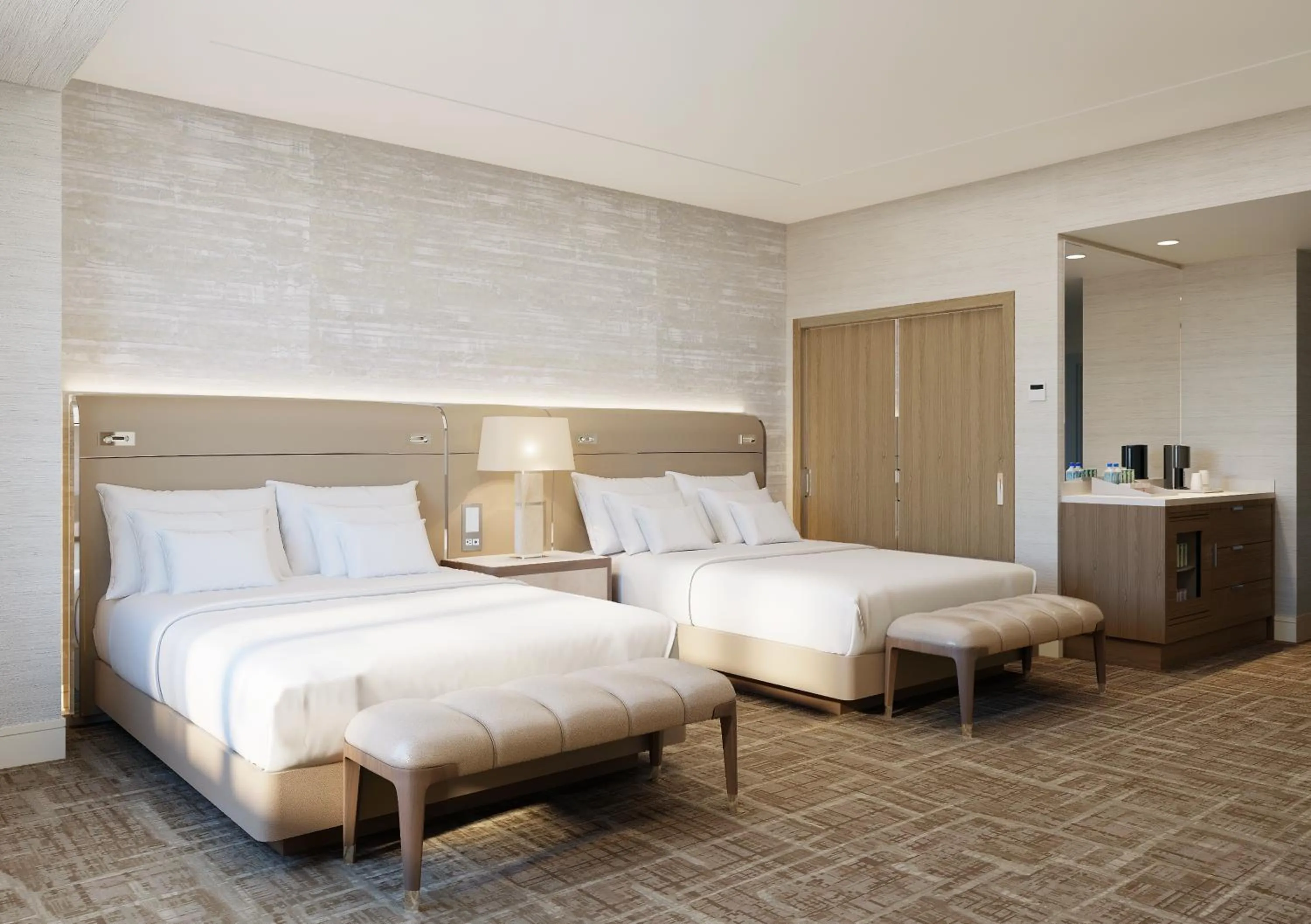 Bed in Green Valley Ranch Resort Spa Casino