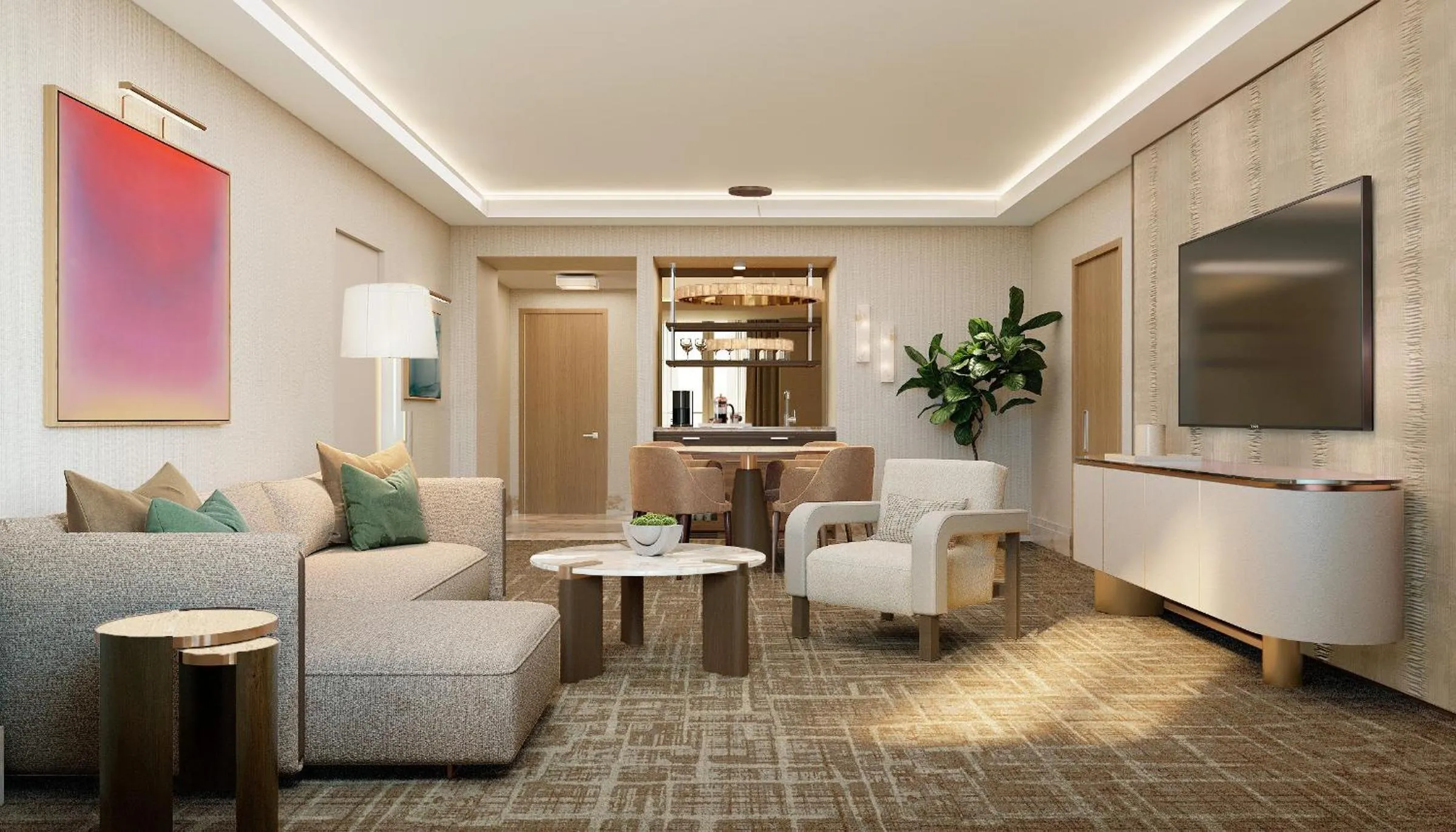 Living room in Green Valley Ranch Resort Spa Casino