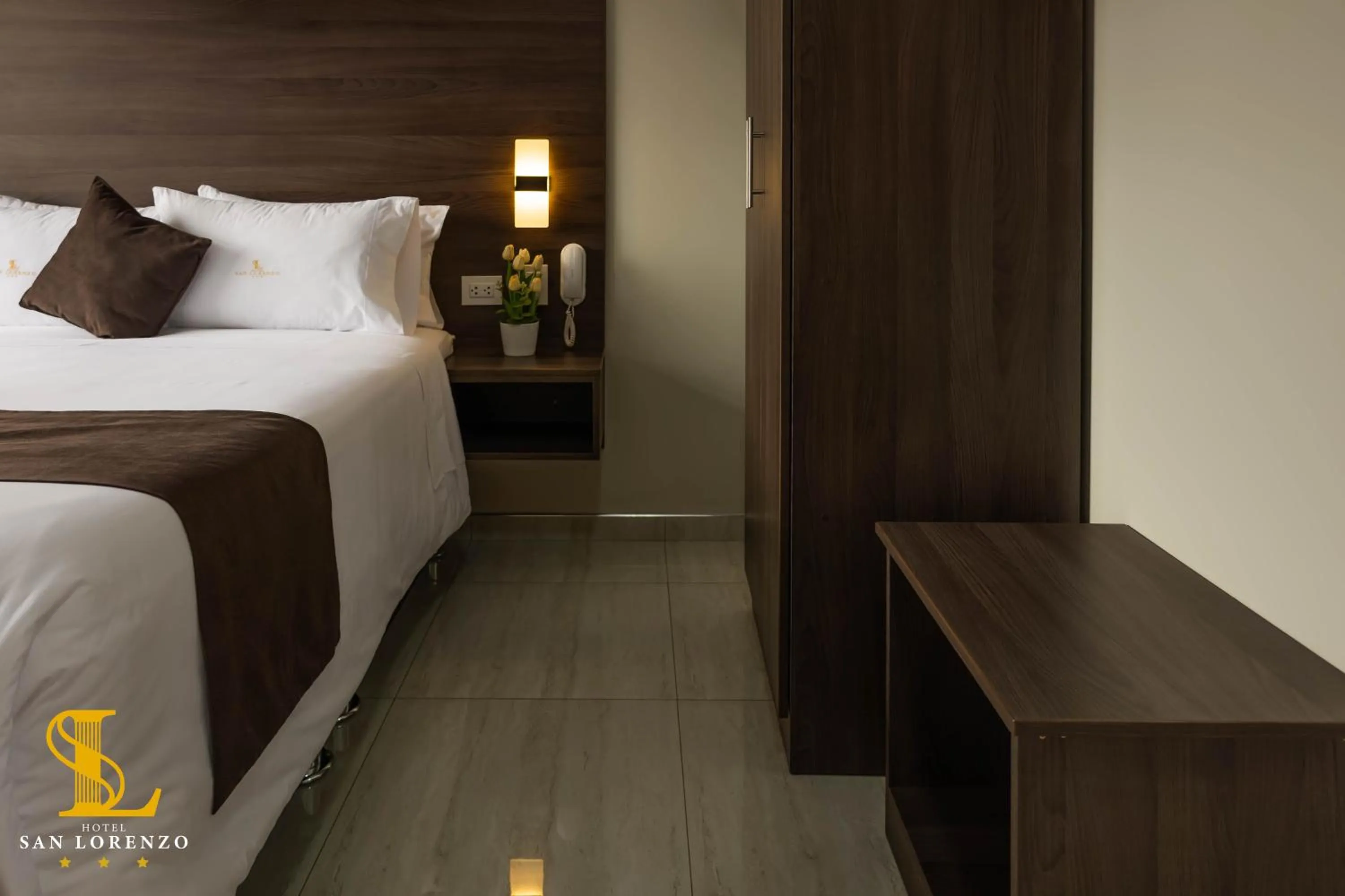 Bed in Hotel San Lorenzo