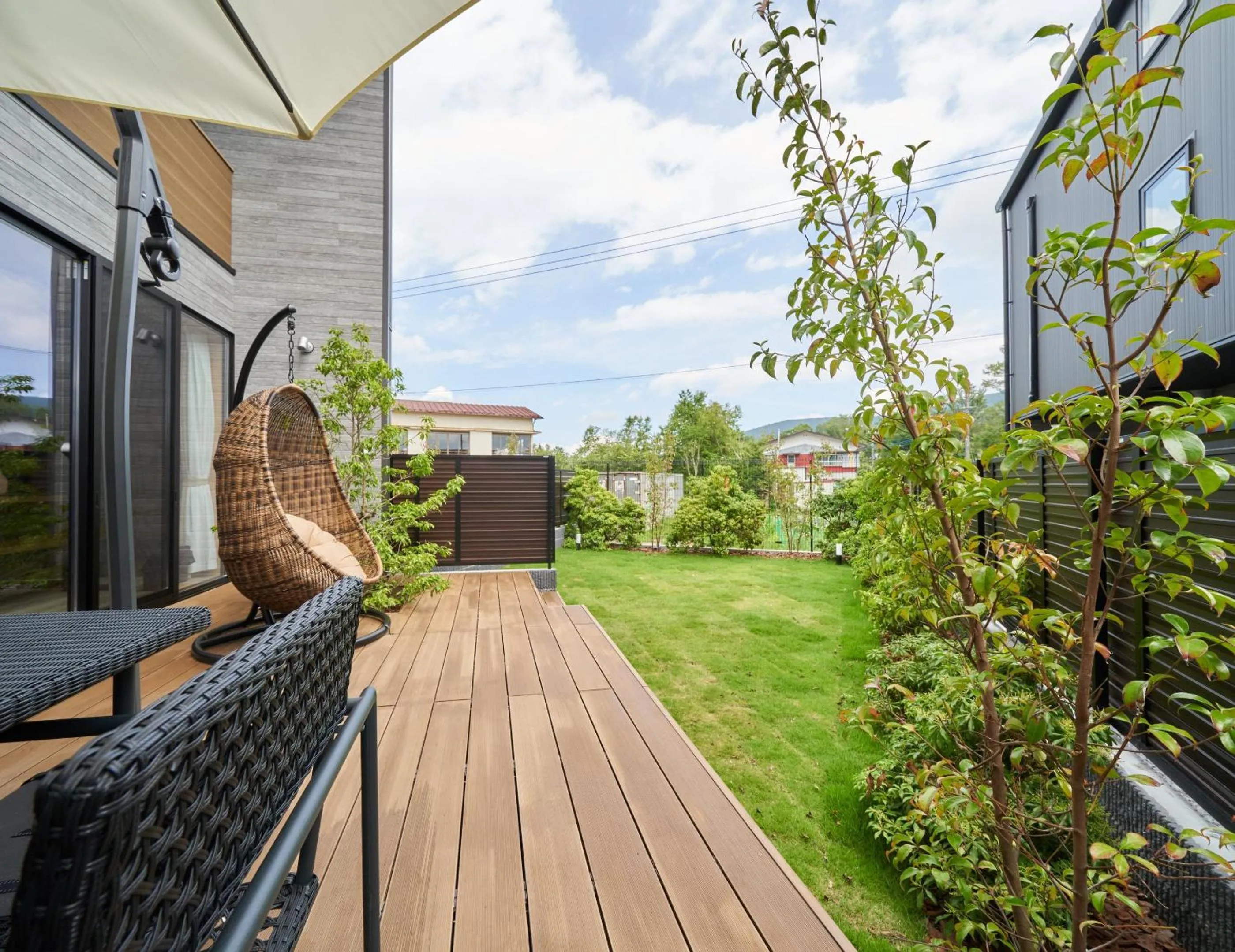 Balcony/Terrace in Rakuten STAY VILLA Yamanakako