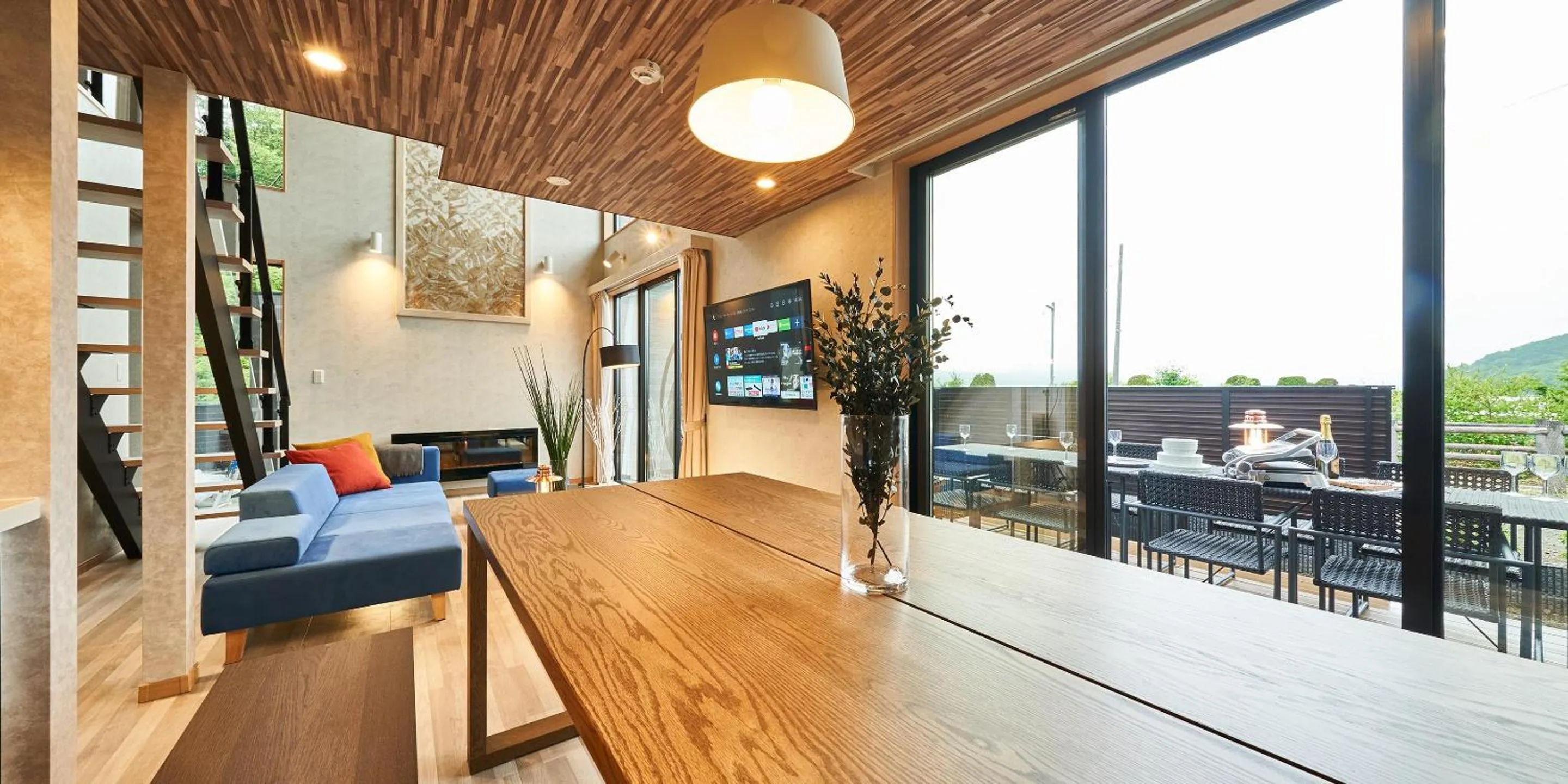 Living room in Rakuten STAY VILLA Yamanakako