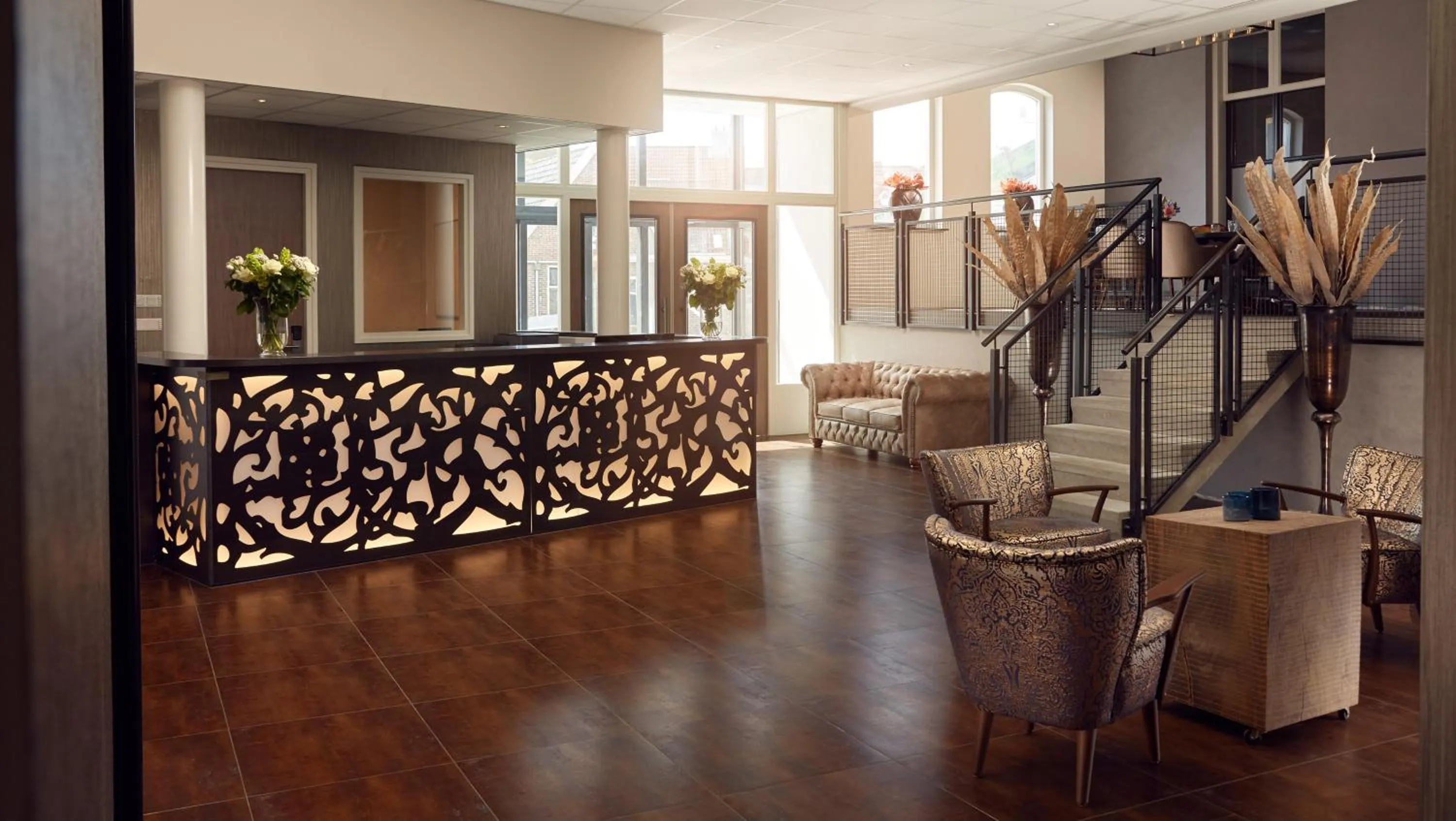 Decorative detail in Hotel De Lindeboom