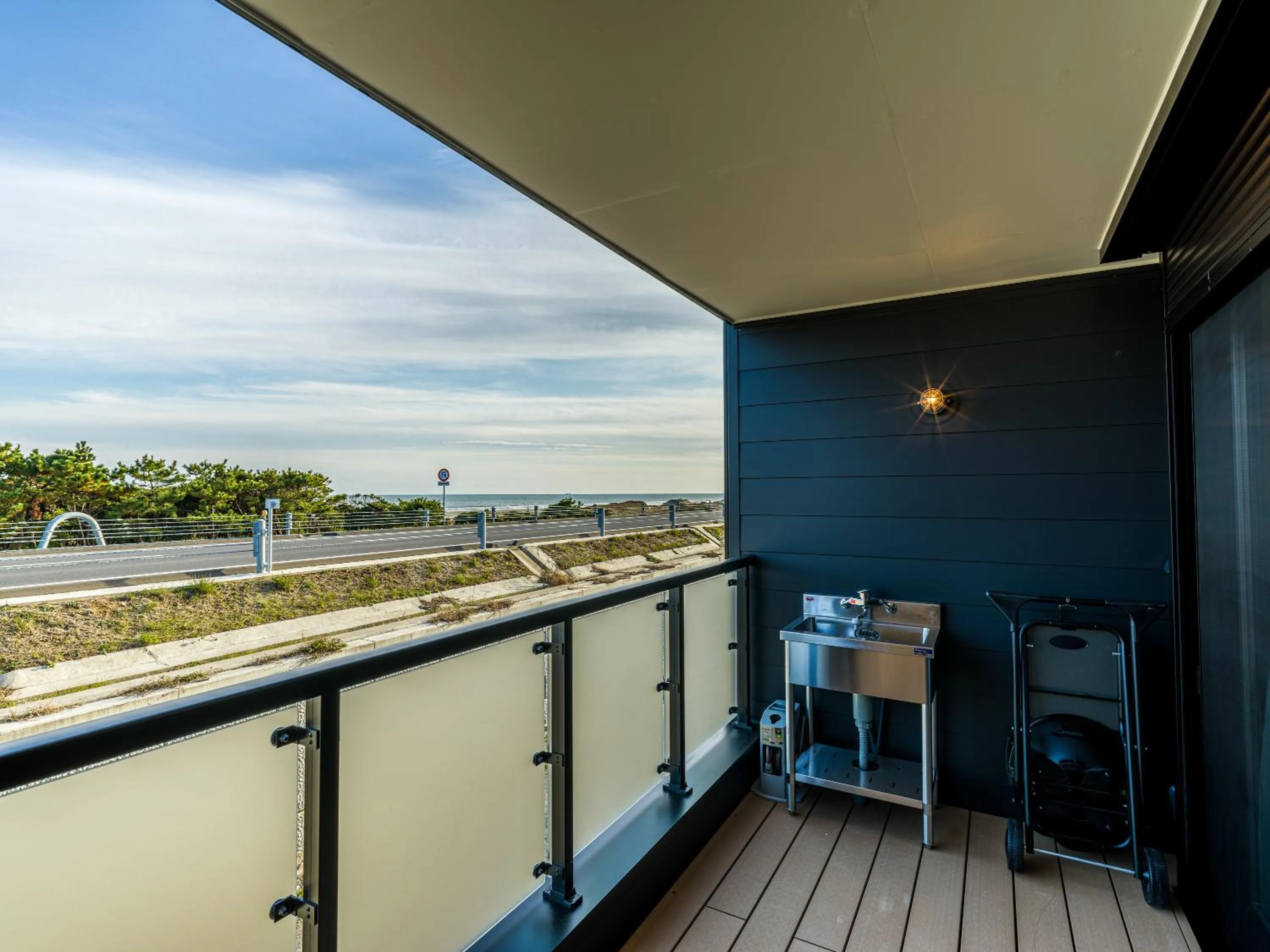 Balcony/Terrace in Rakuten STAY MOTEL Kujukurihama Katakai