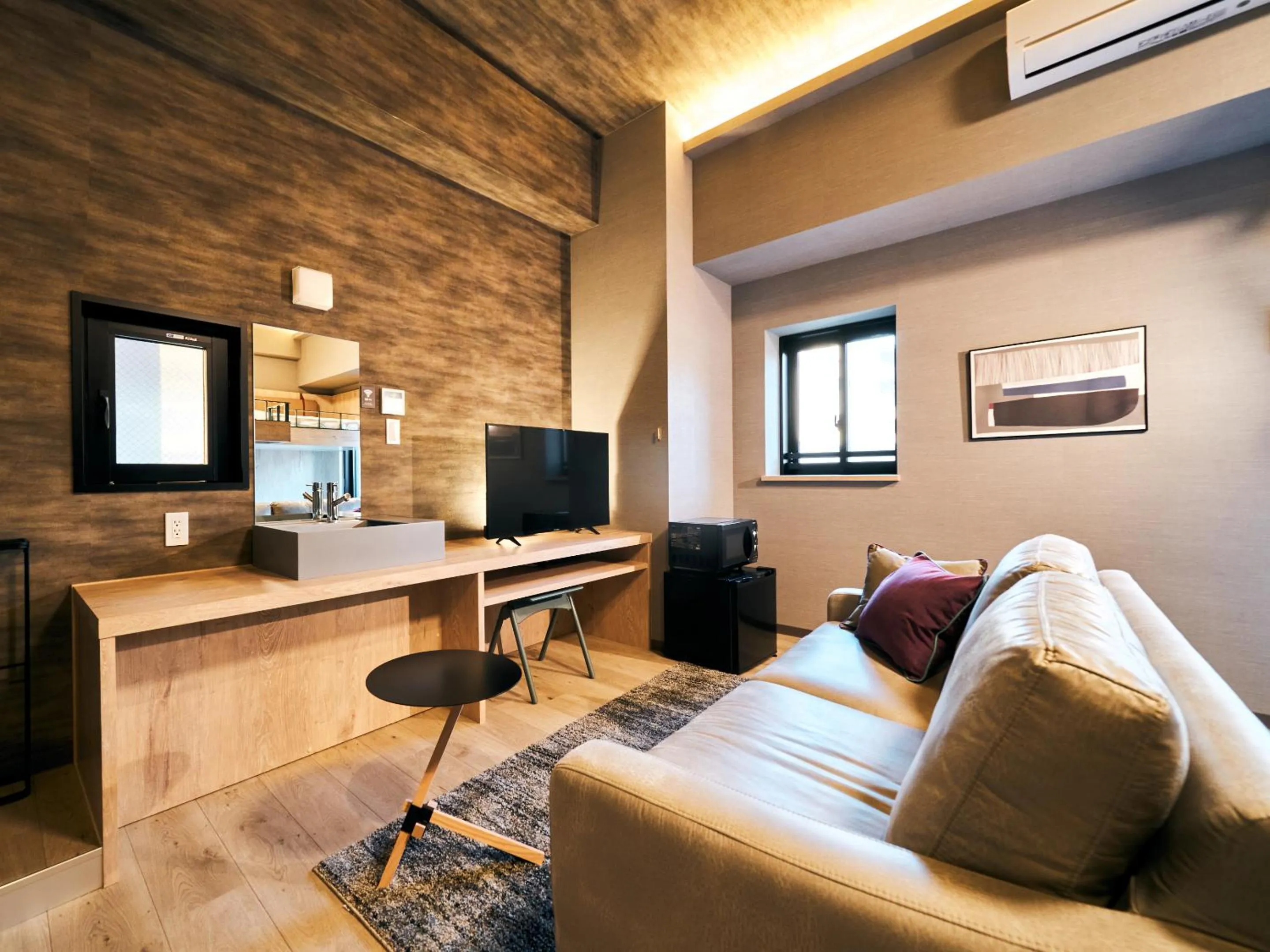 Living room in Rakuten STAY Fukuoka Yakuin