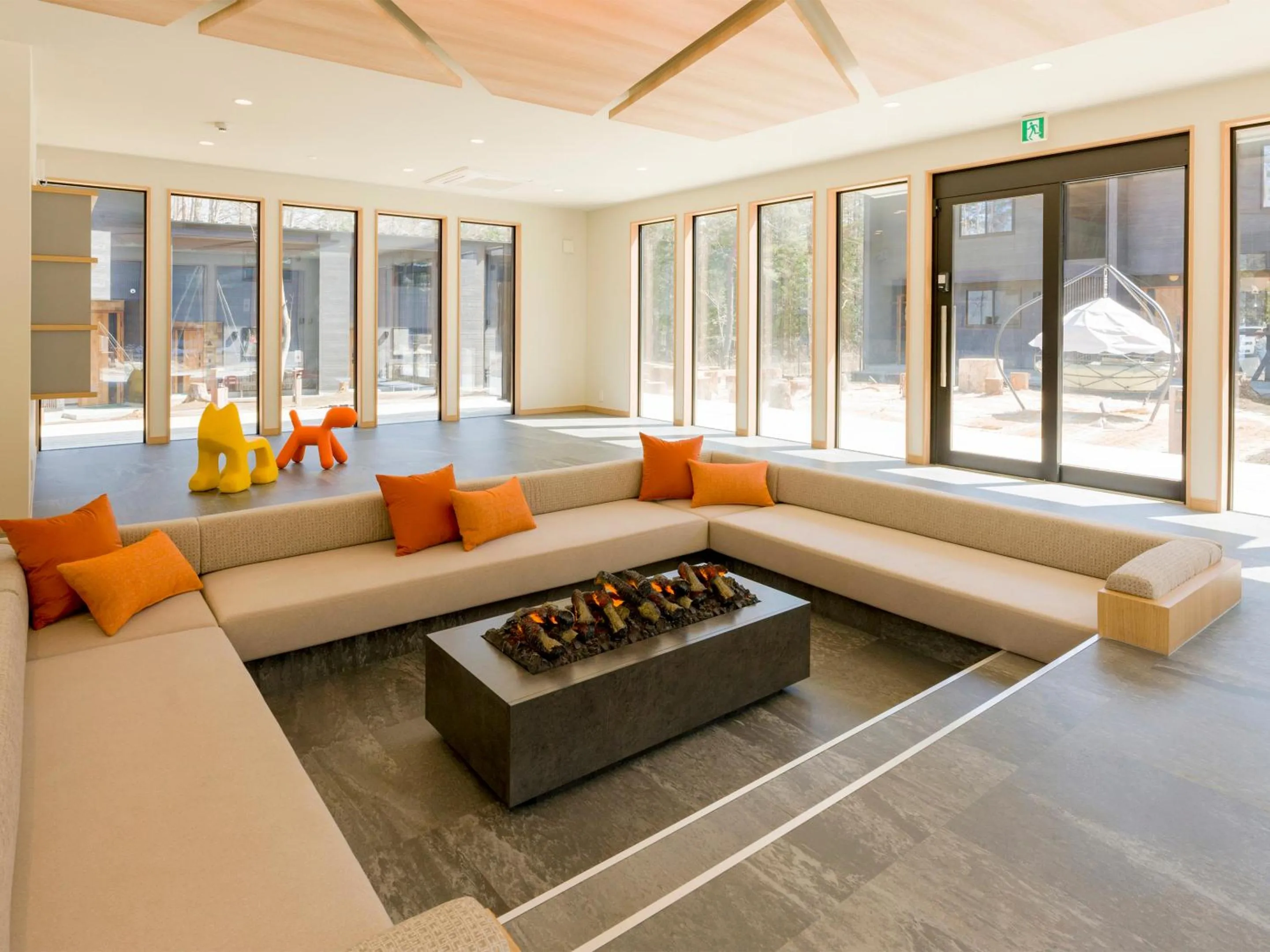 Area and facilities in Rakuten STAY VILLA Fujikawaguchiko Forest