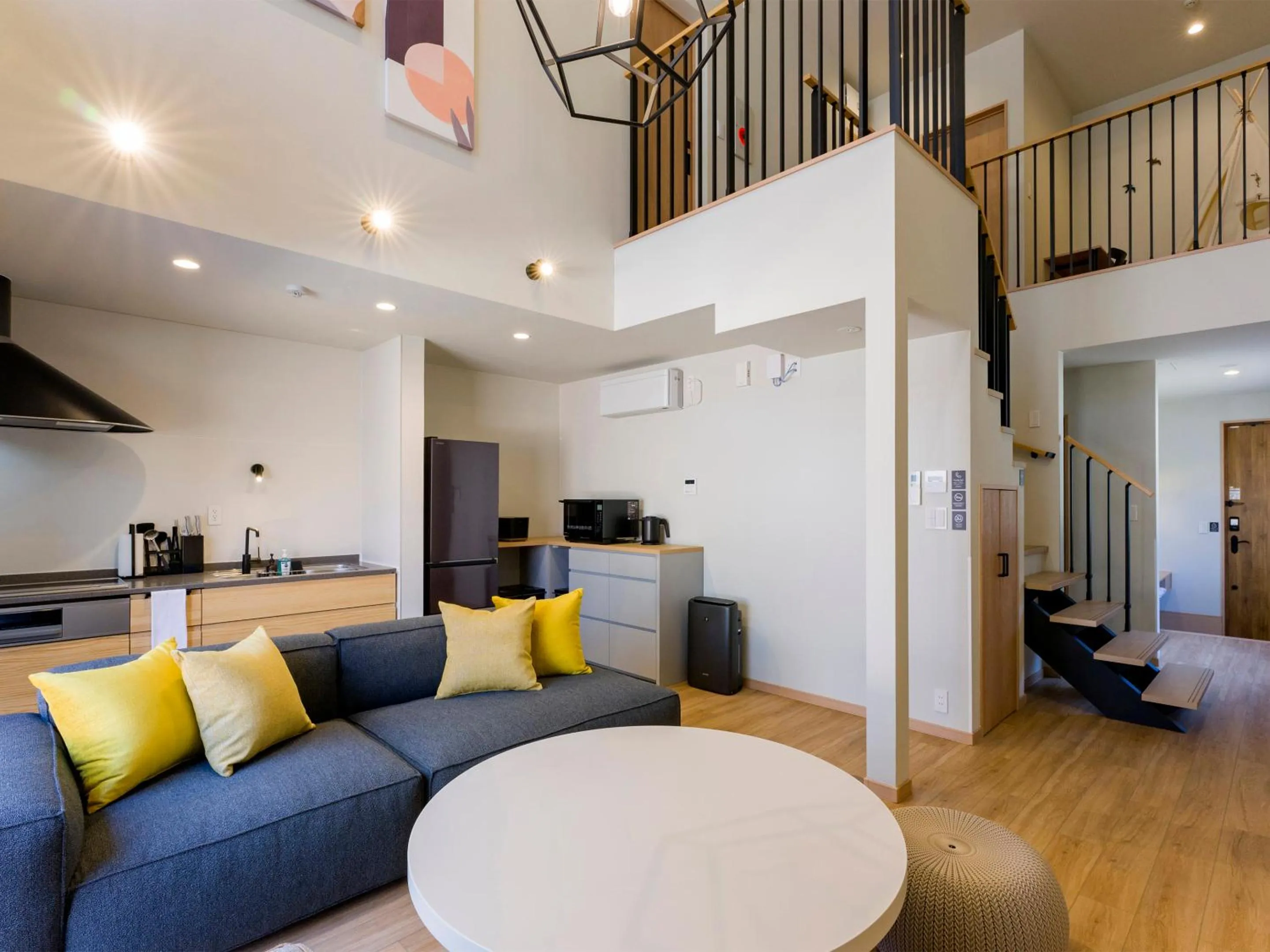 Living room in Rakuten STAY VILLA Fujikawaguchiko Forest