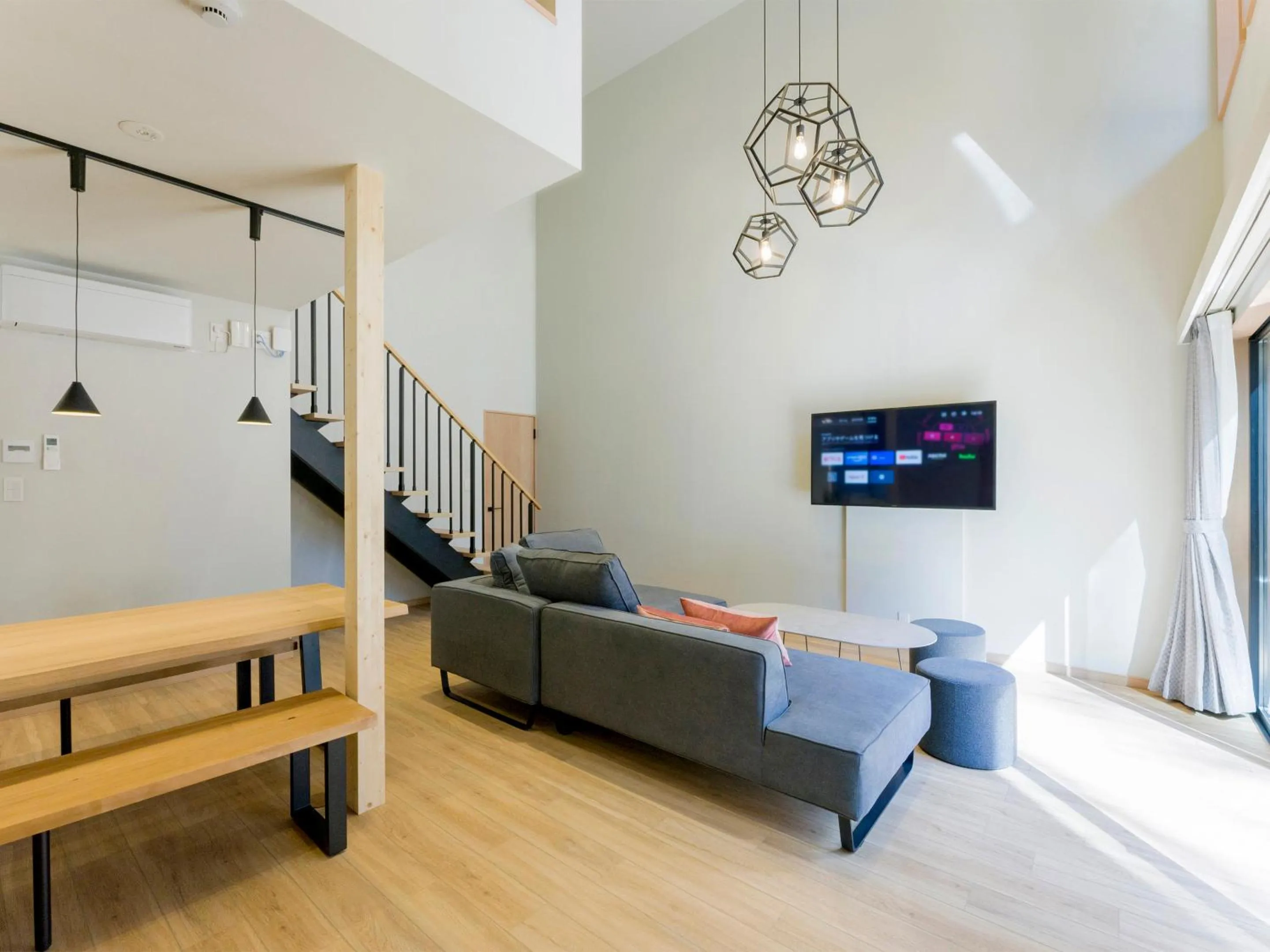 Living room in Rakuten STAY VILLA Fujikawaguchiko Forest