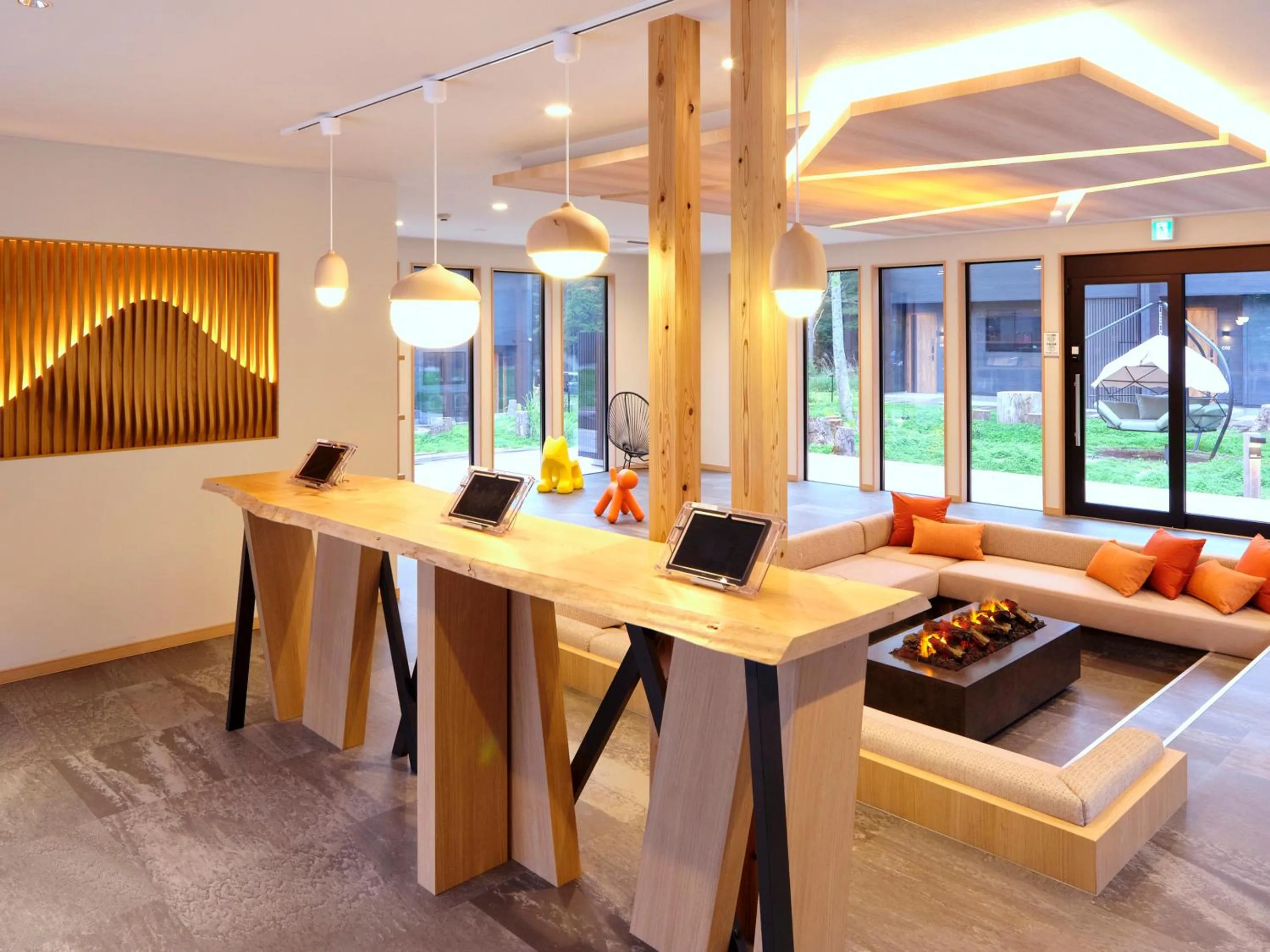 Area and facilities in Rakuten STAY VILLA Fujikawaguchiko Forest