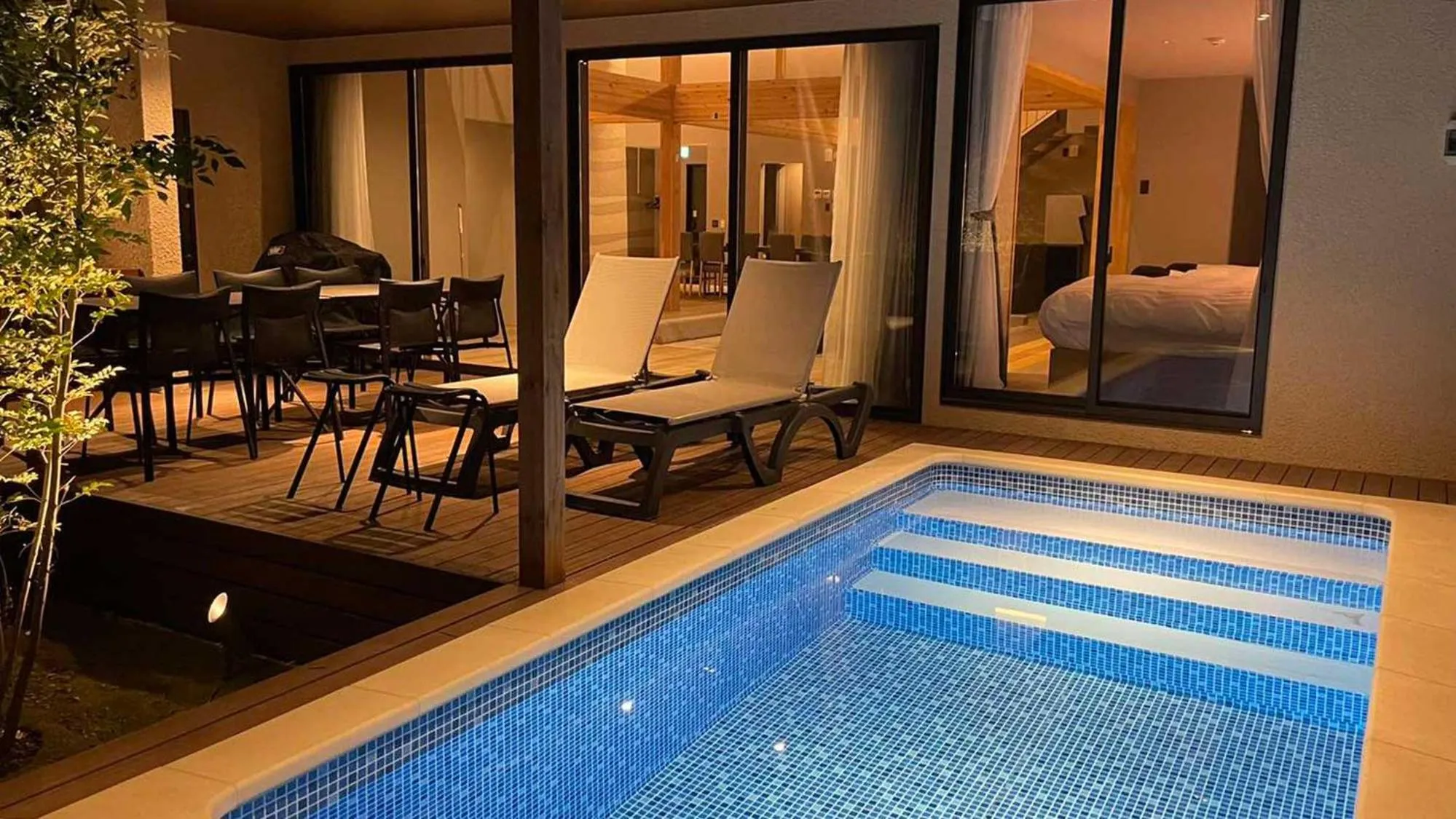 Pool view in Rakuten STAY VILLA Kamogawa