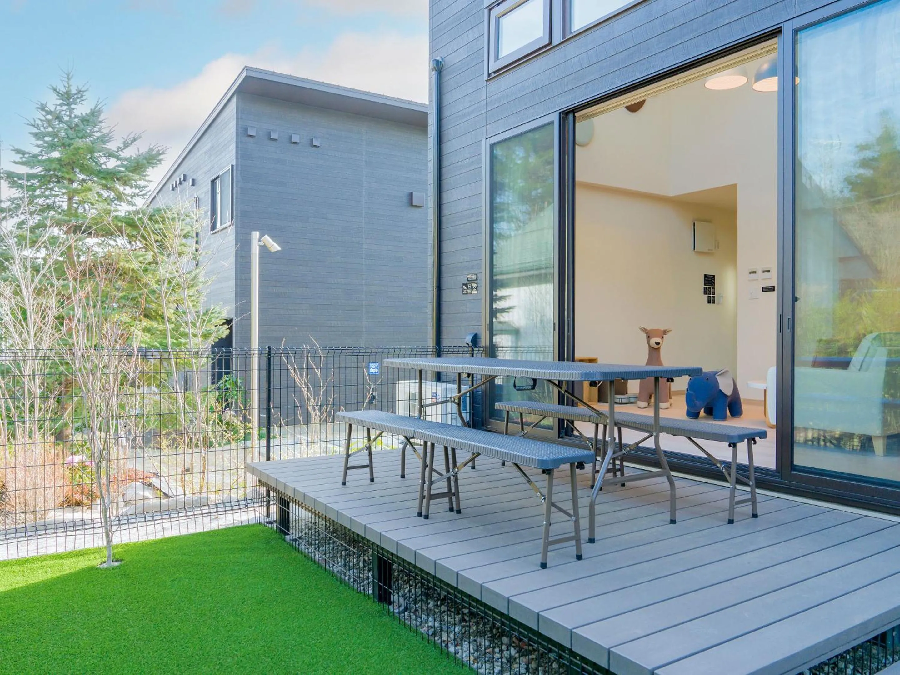 Balcony/Terrace in Rakuten STAY VILLA Yatsugatake