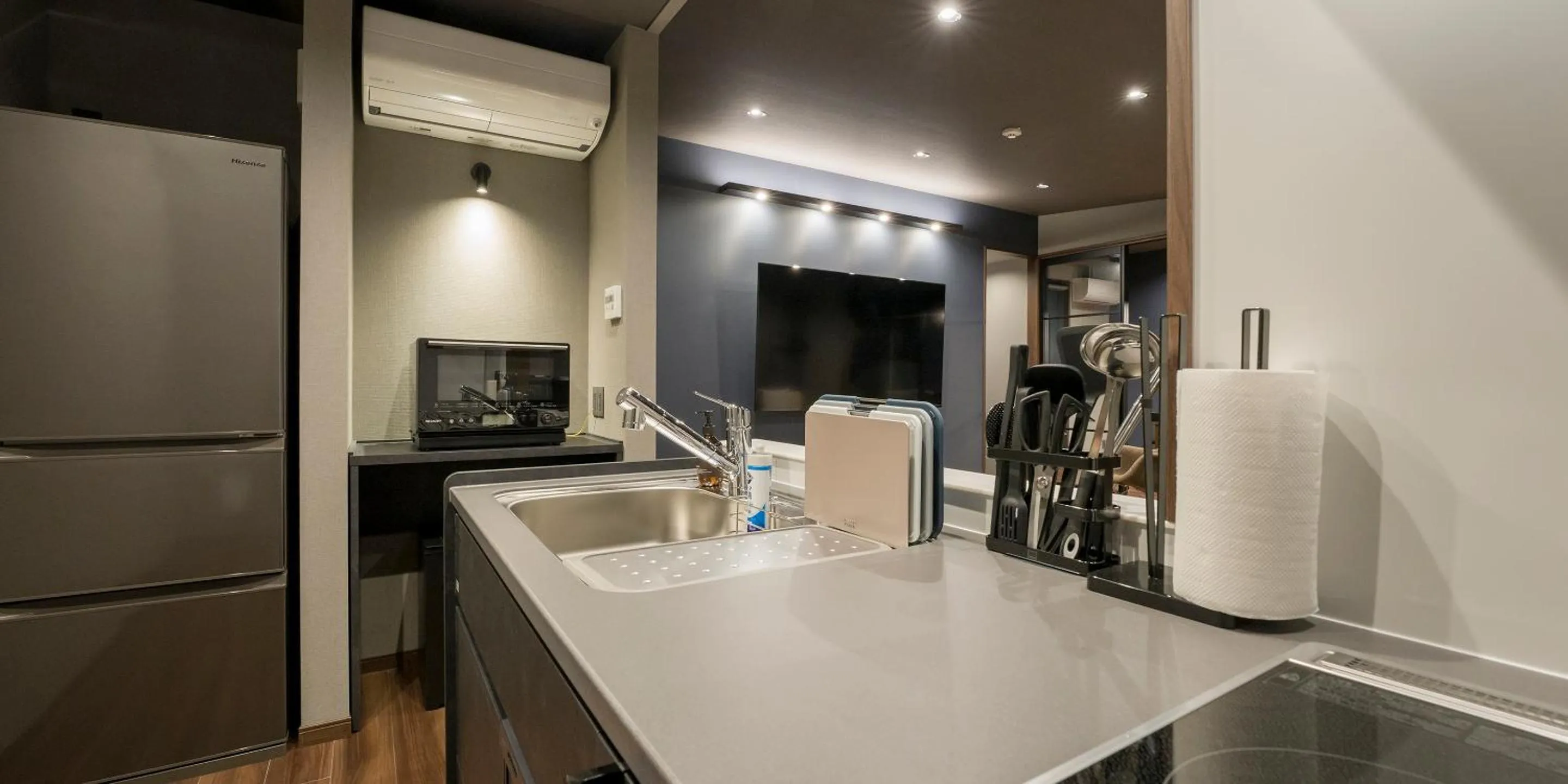 kitchen in Rakuten STAY VILLA Yatsugatake