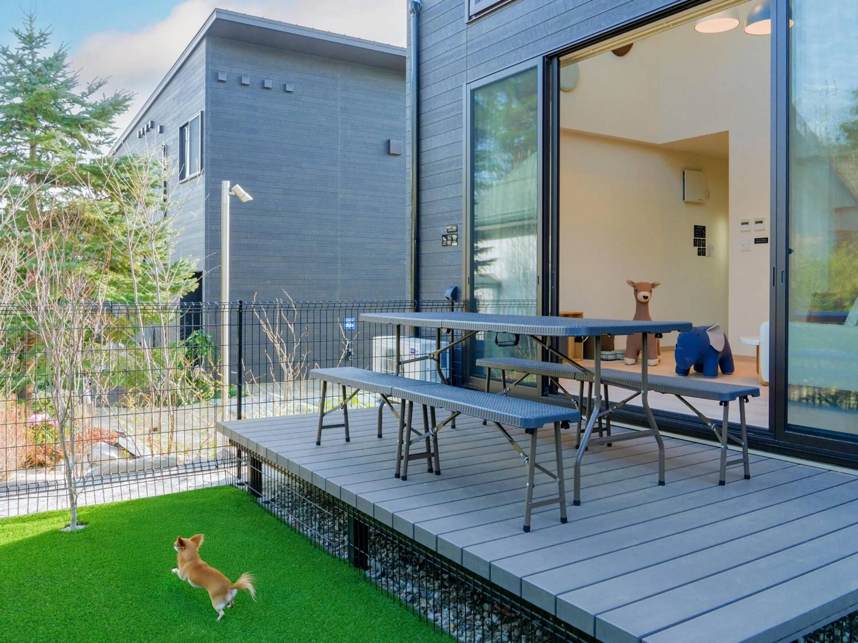 Balcony/Terrace in Rakuten STAY VILLA Yatsugatake