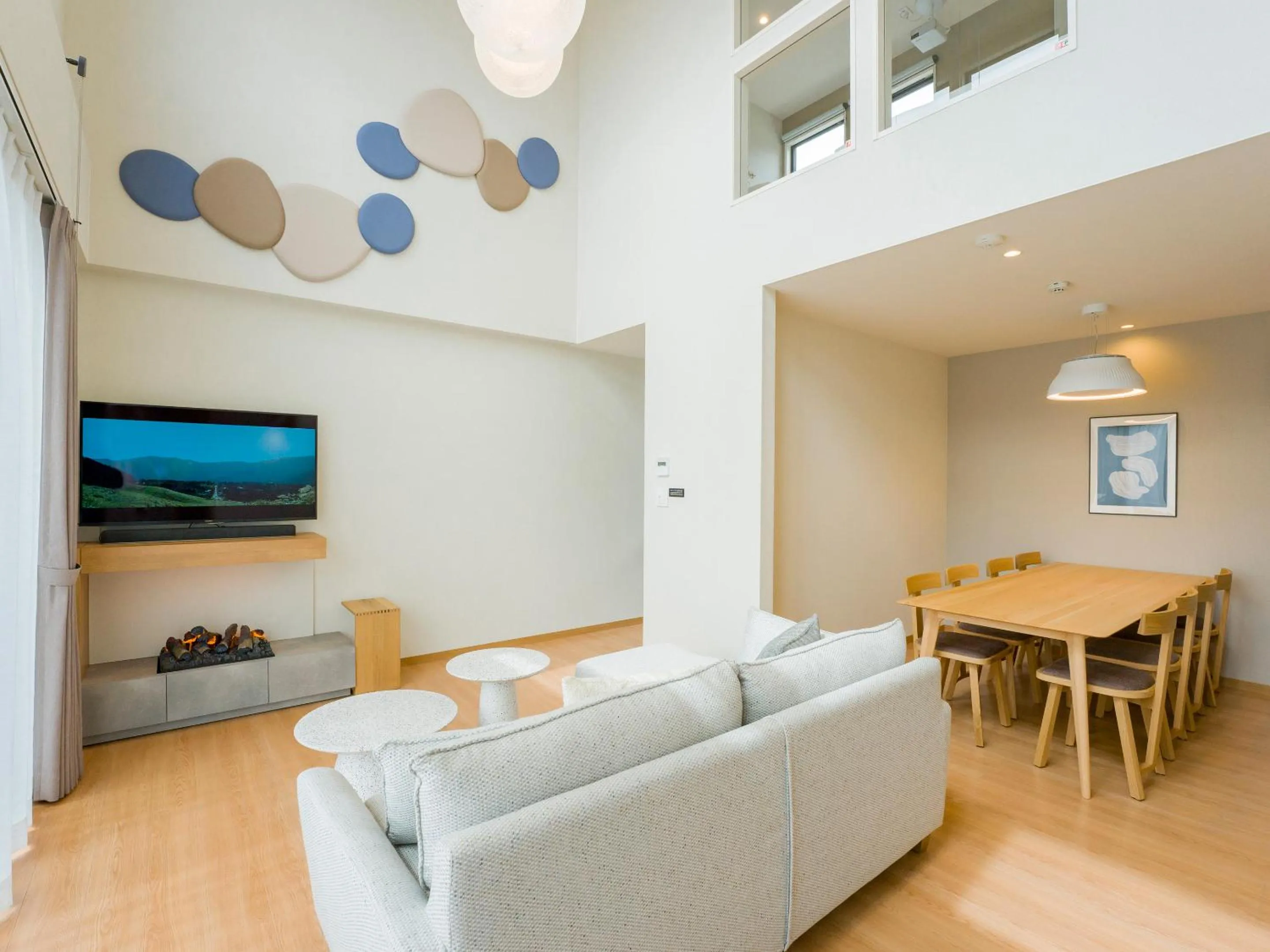 Living room in Rakuten STAY VILLA Yatsugatake