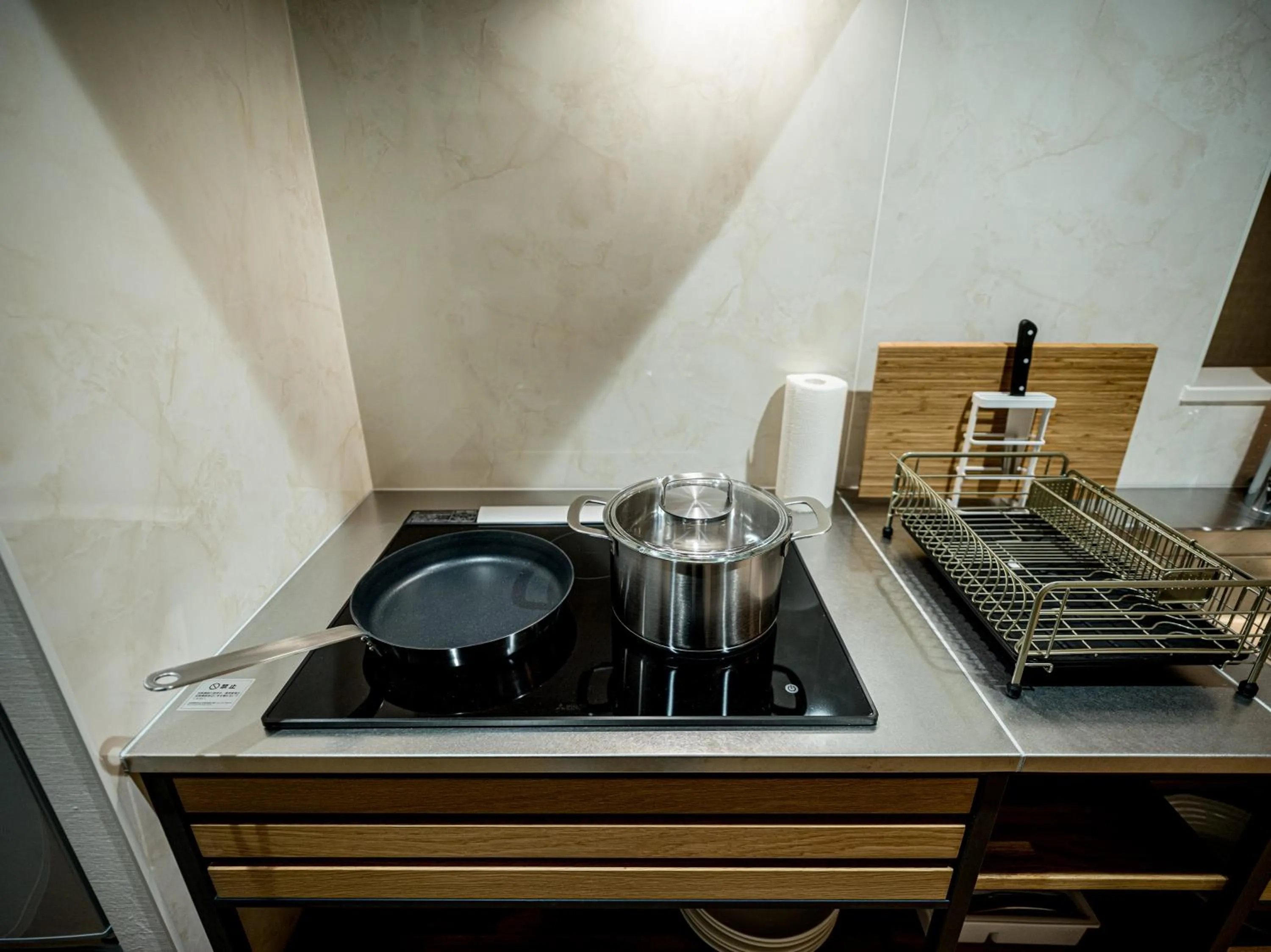 Kitchen or kitchenette in Rakuten STAY HOUSE x WILL STYLE Yufuin Kawakami