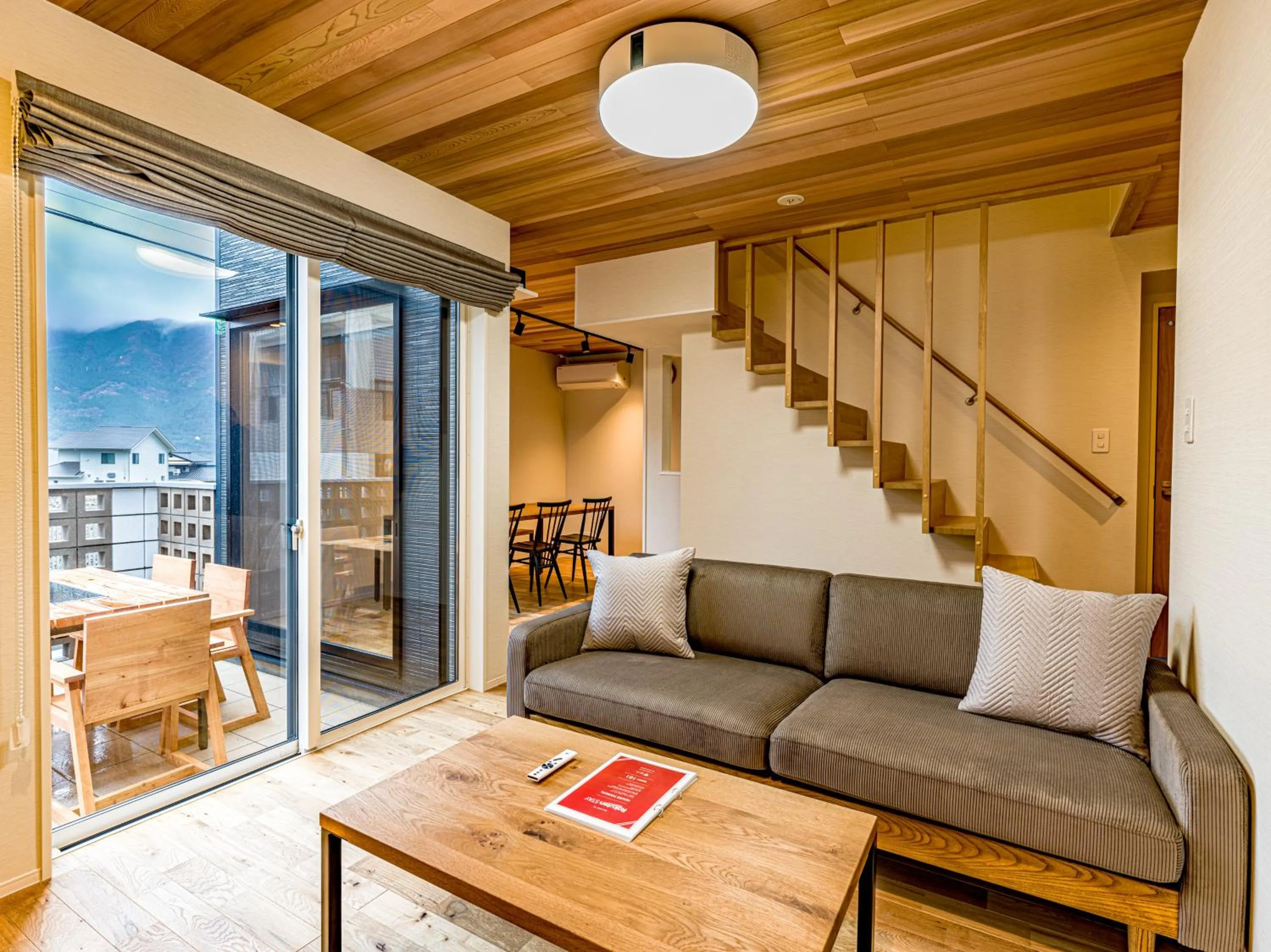 Living room in Rakuten STAY HOUSE x WILL STYLE Yufuin Kawakami