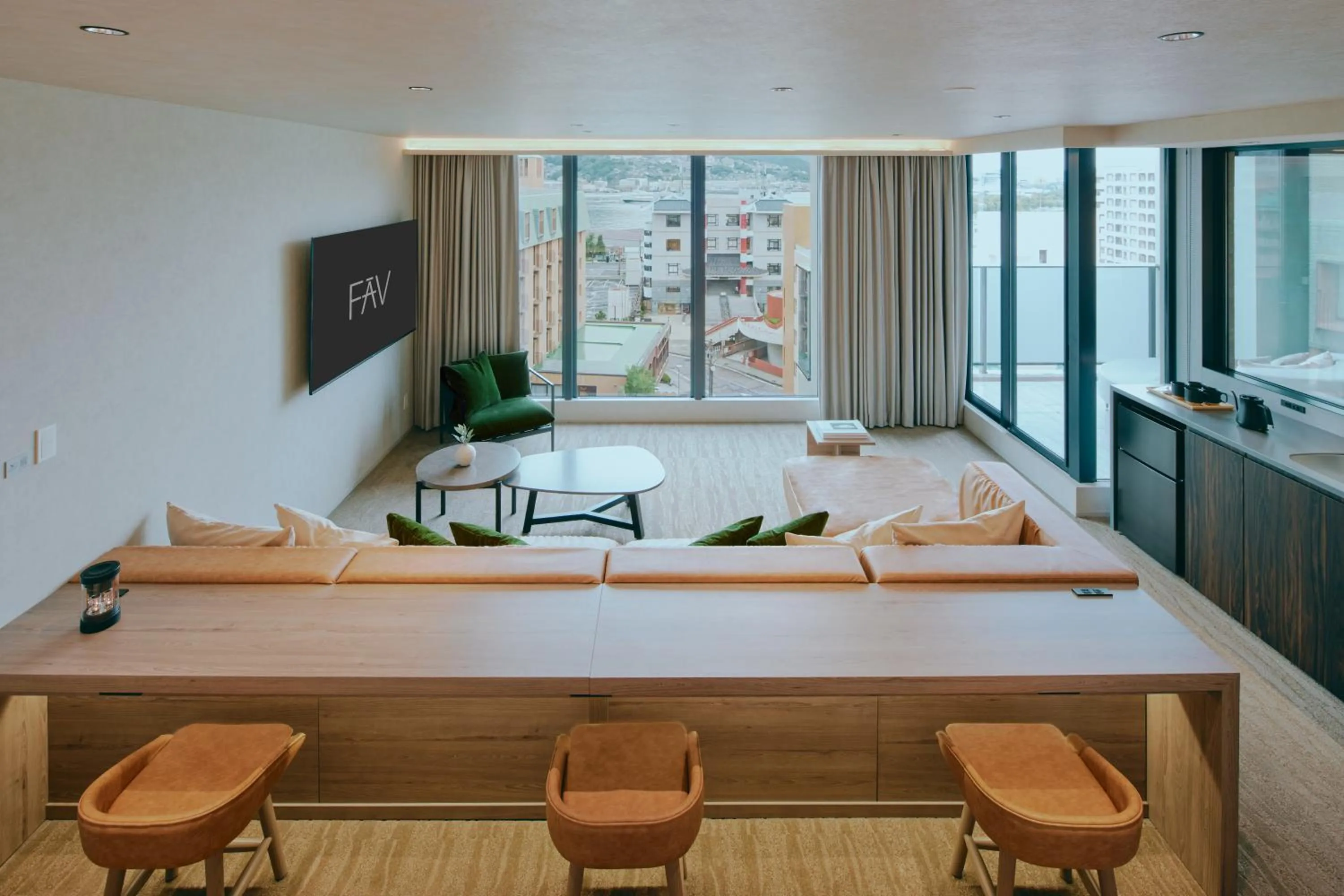 Living room in FAV LUX Nagasaki