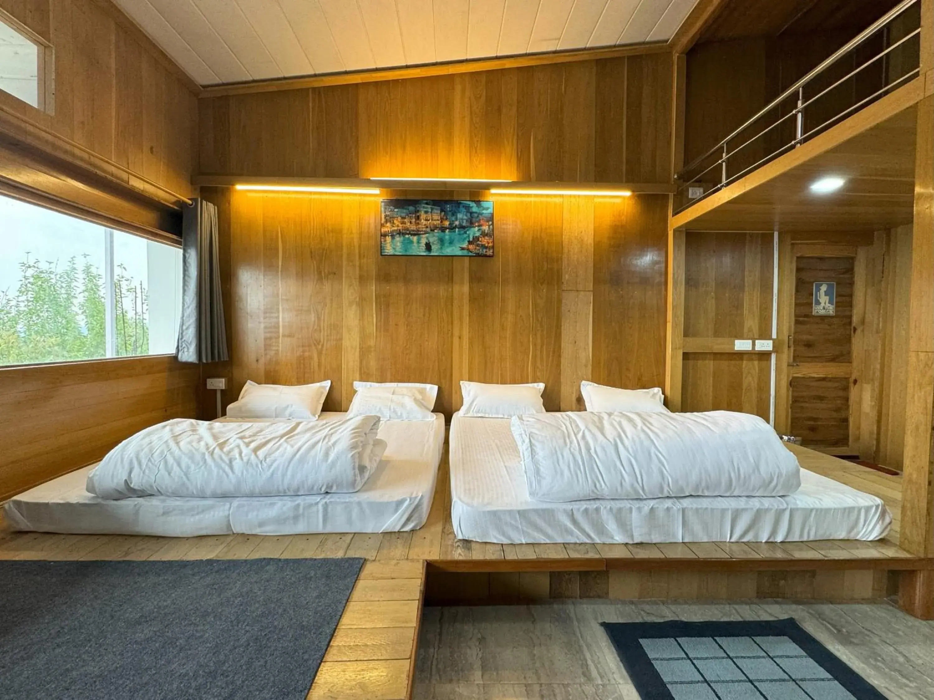 Family Room with Mountain View in Wanderlust Mukteshwar Family Room with Mountain View in Wanderlust Mukteshwar