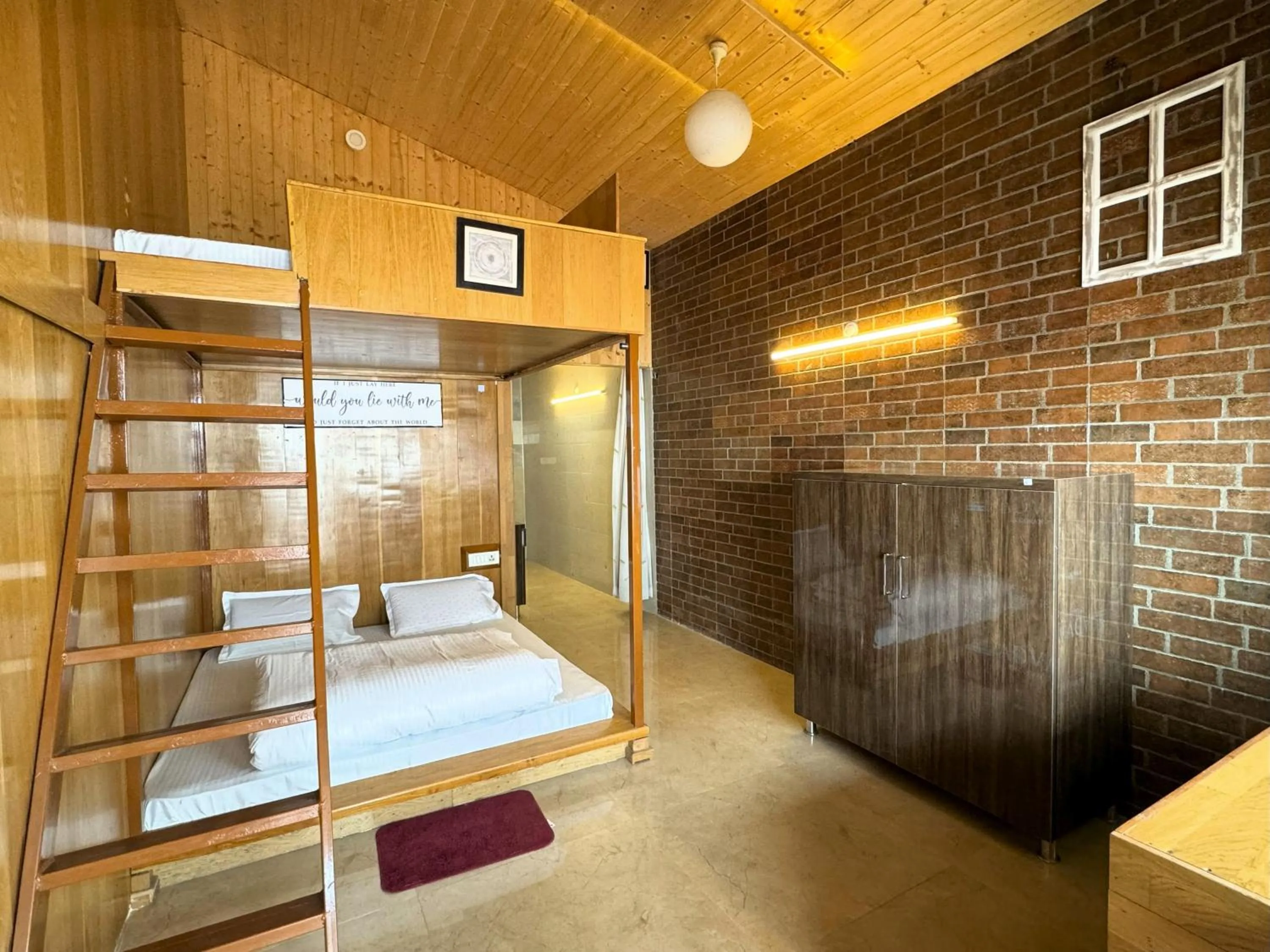 Bed in Wanderlust Mukteshwar