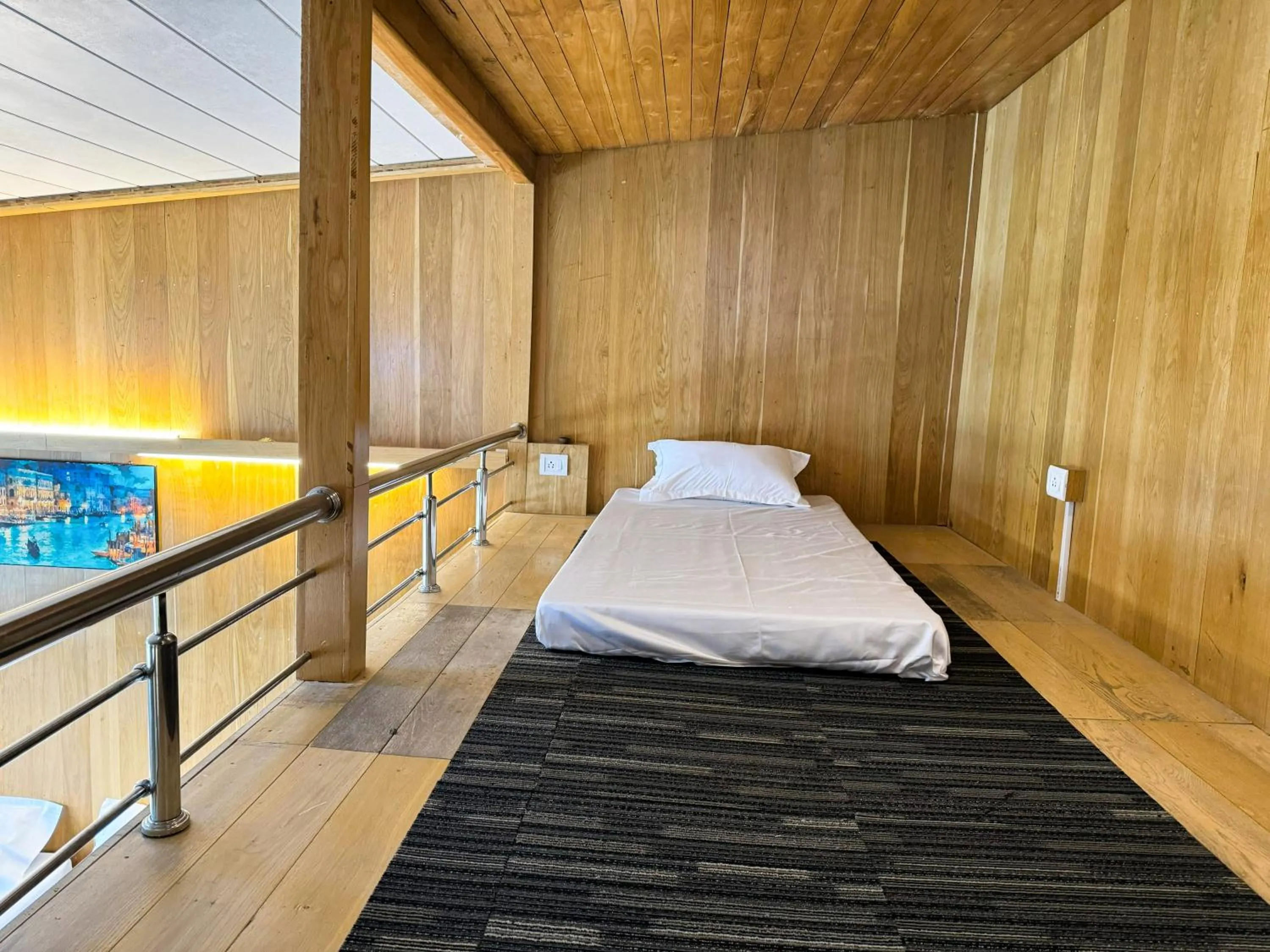 Bed in Wanderlust Mukteshwar