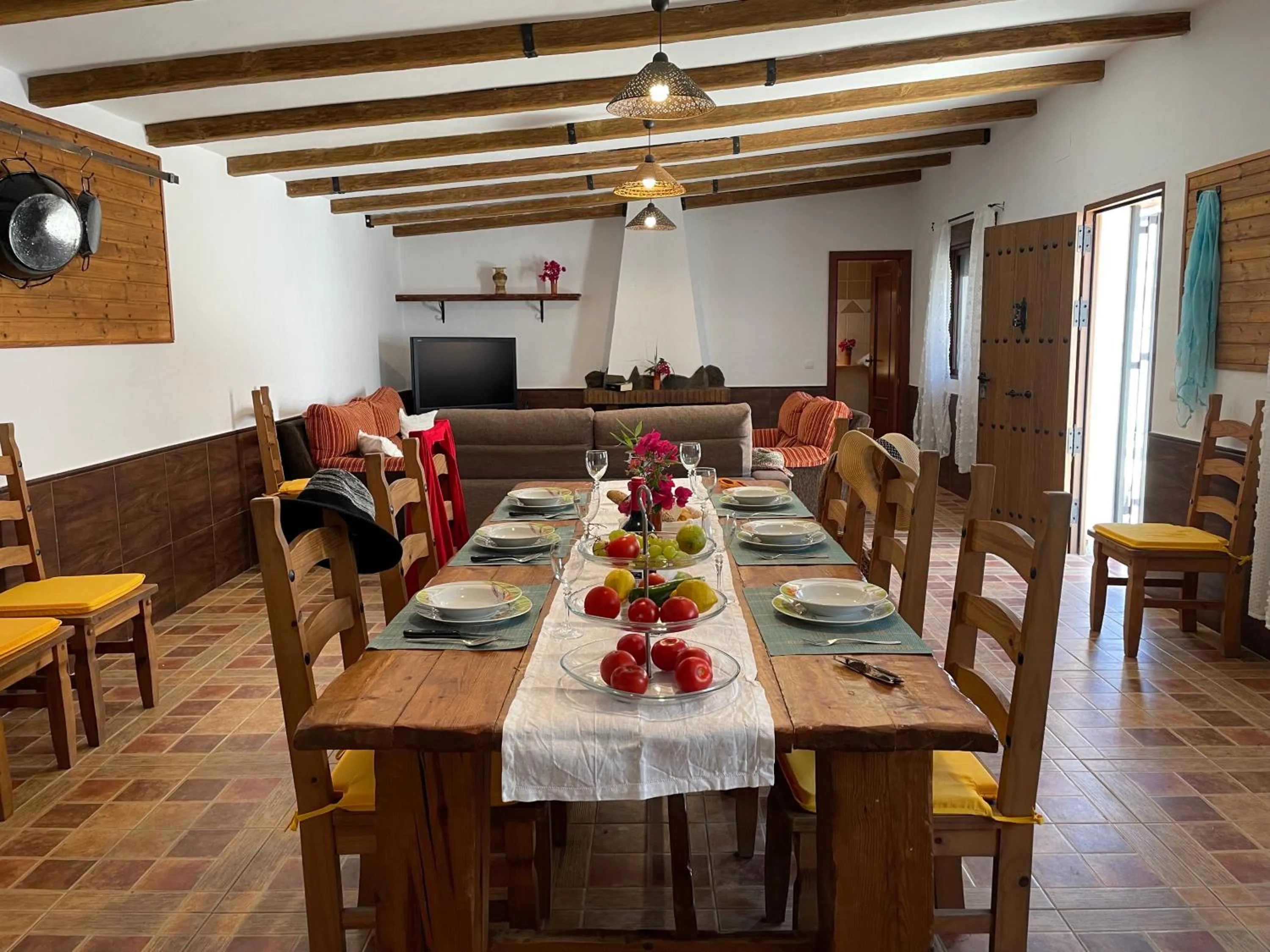 Dining area in La Pechá Grande
